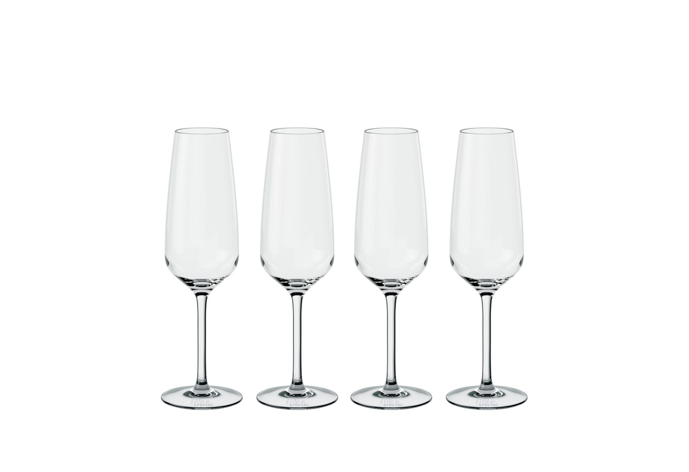 like. by Villeroy & Boch Gläser-Set Essential Sekt-/Champagnerglas, 4-tlg., Kristallglas