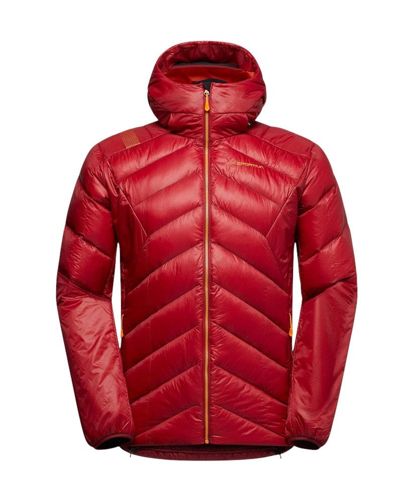 Winterjacke Aiguille Down (Bergsteigen, Primaloft®Gold, wattiert) rot Herren