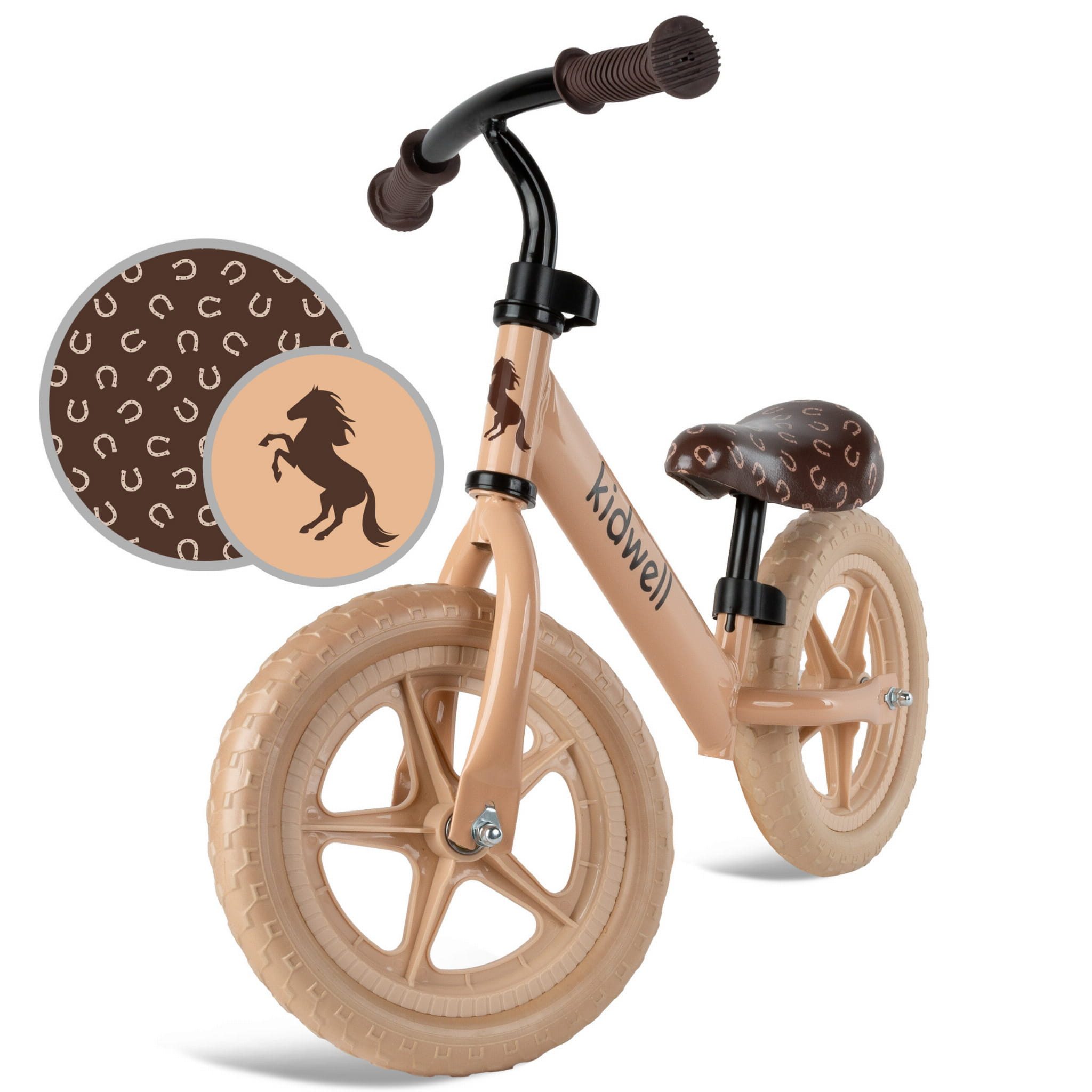 COIL Fahrrad-Laufrad Lauflernrad, Kinderlaufrad, Rutscher, Balance Bike, Stahlrahmen, EVA-Schaumräder, maximales Gewicht 30 kg
