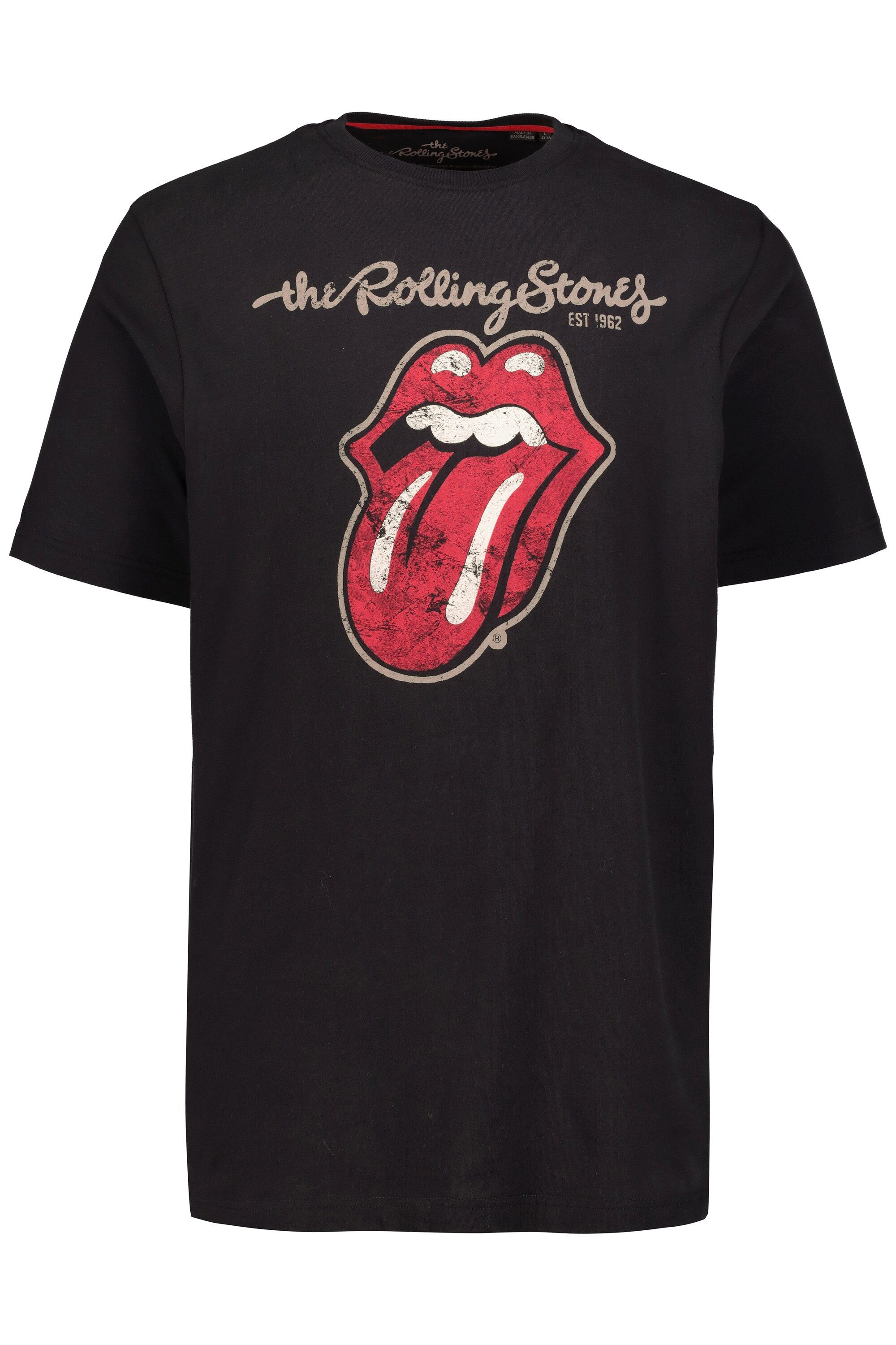 JP1880 T-Shirt bis 8XL T-Shirt Shirt mit Rolling Stones Druck günstig online kaufen