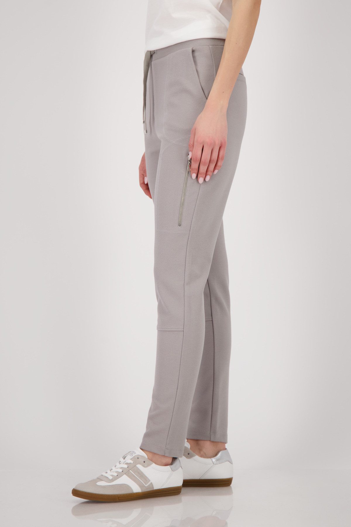 Monari Jogger Pants Hose Basic Rippe günstig online kaufen