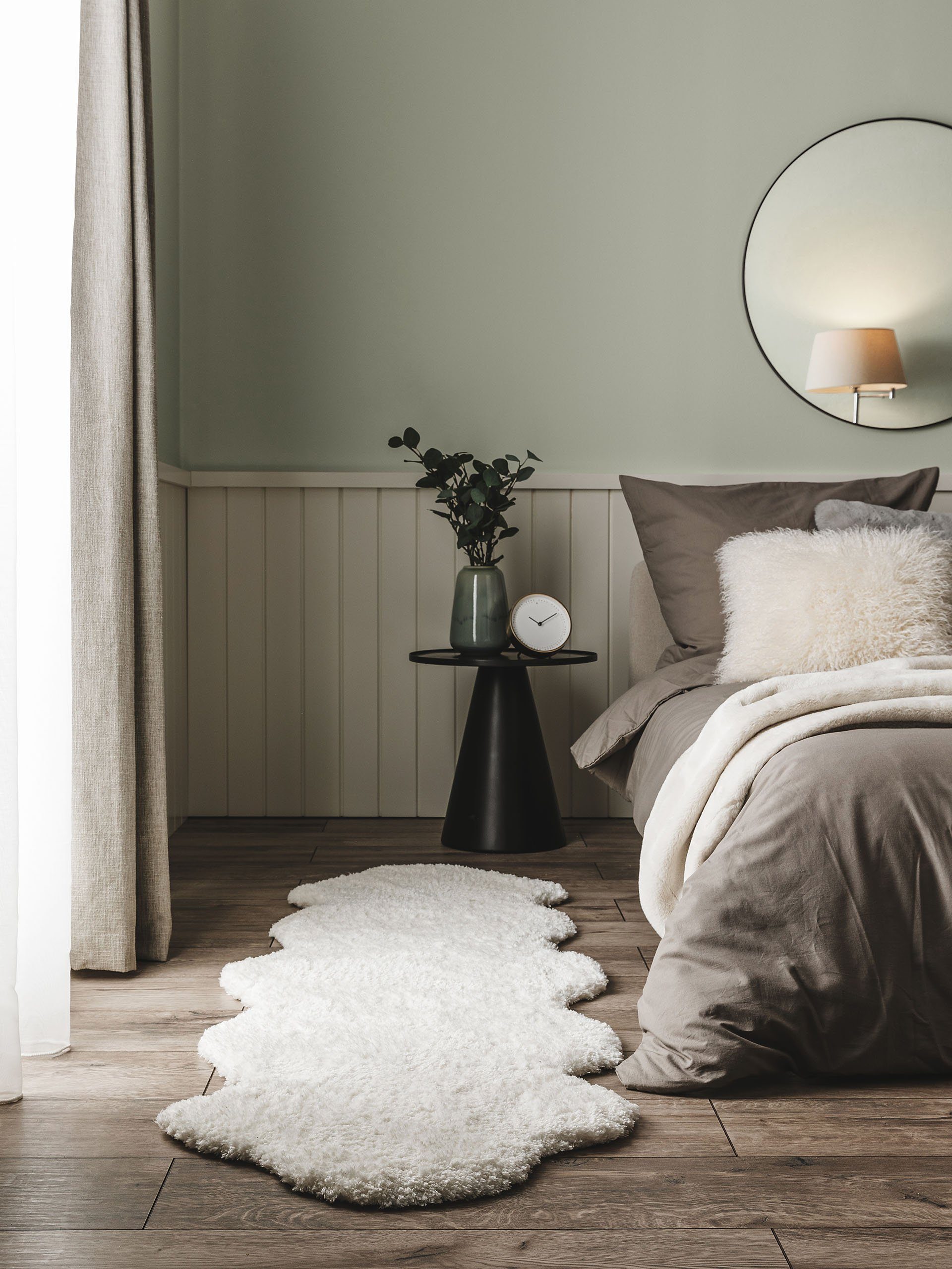 benuta Hochflor-Teppich Cloudy, rechteckig, Höhe: 31 günstig online kaufen