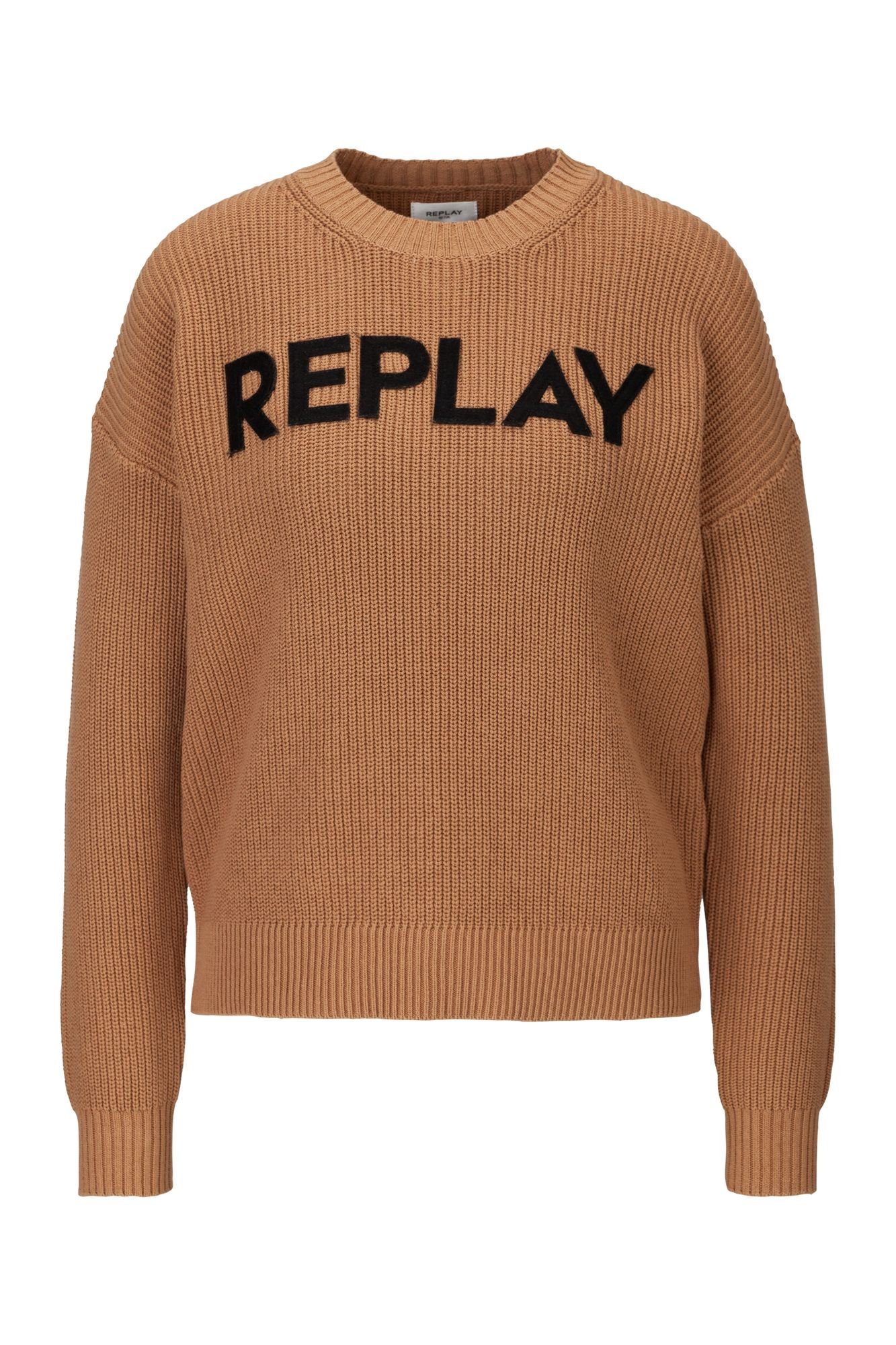 Replay Strickpullover COTTON FRESH HANDFEEL - 7 gg