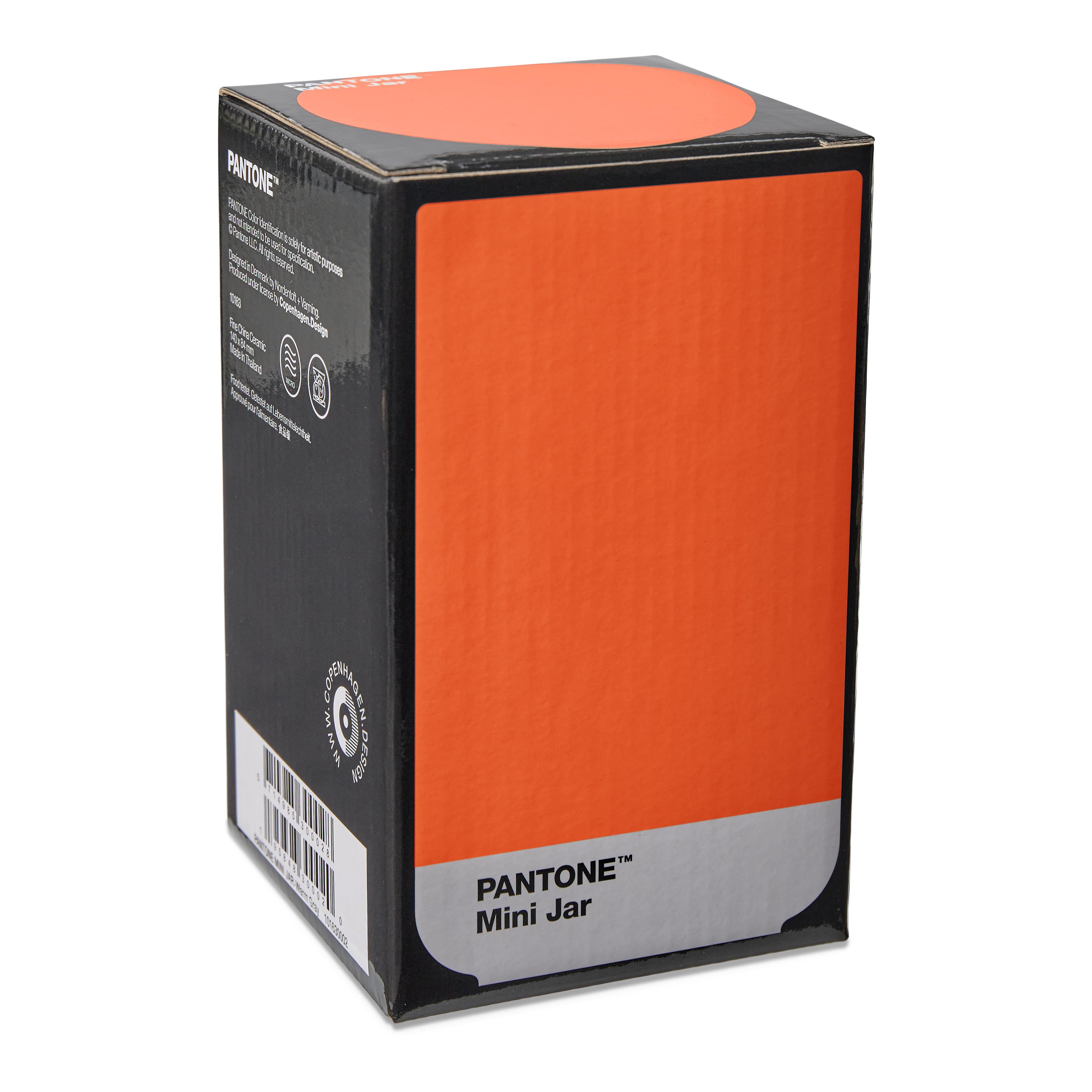 PANTONE Dekovase Mini Porzellan Vase, Orange 500ml in 021C Geschenkbox