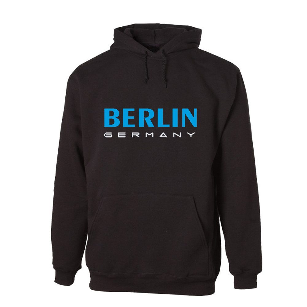G-graphics Hoodie Berlin Germany (blau) Unisex Pullover mit einem Motiv für den echten Fan