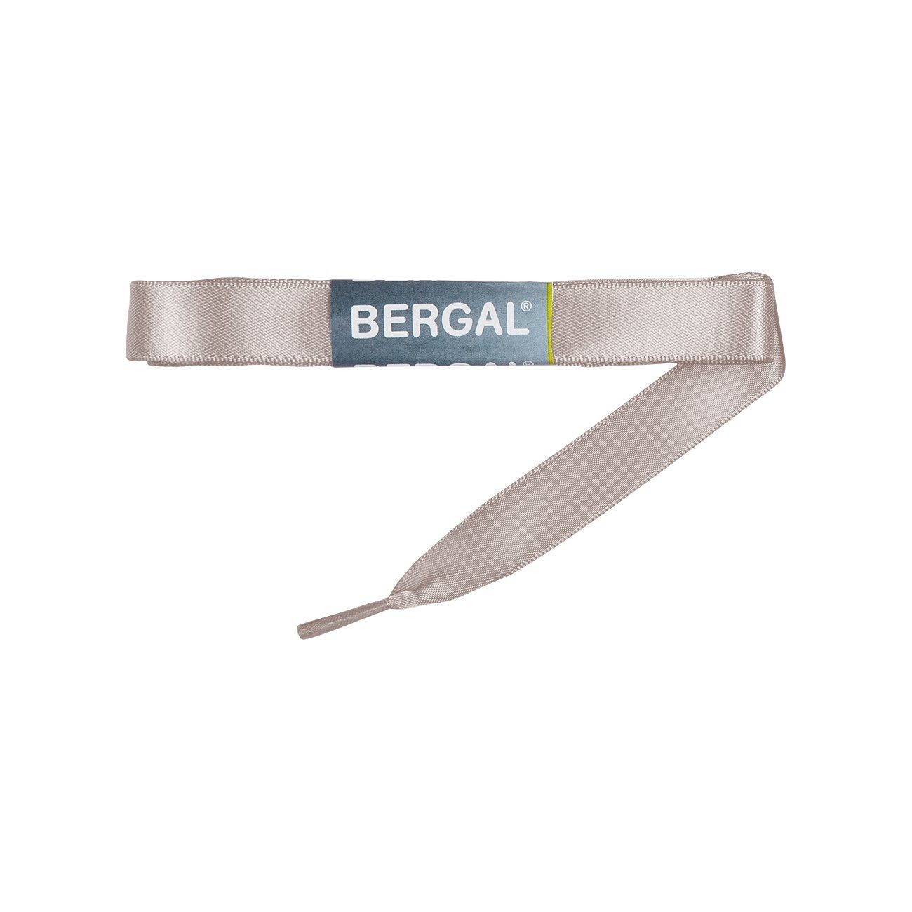 Bergal Schnürsenkel Satinsenkel Flach ca. 15 mm breit Beige