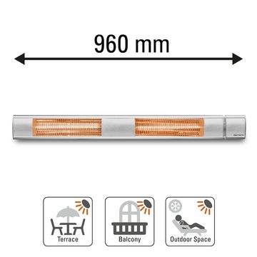 TROTEC Infrarotstrahler IR 3050, 3000 W, Gleichmäßige und zielgerichtete Wärmeverteilung 3 Heizstufen Low Glare Kurzwellen