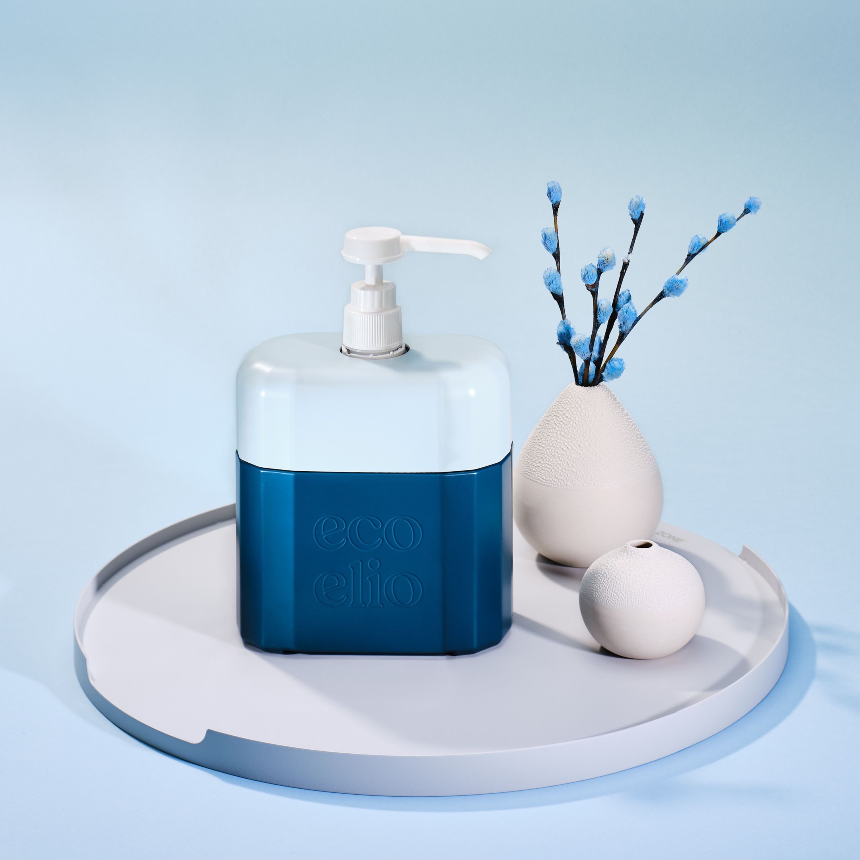 eco elio Sonnenschutzfluid LSF 50 Эко-товар & Hautverträglich 250ml incl., Spender Box, 4-tlg., + 2 Reisetuben, schnell einziehend