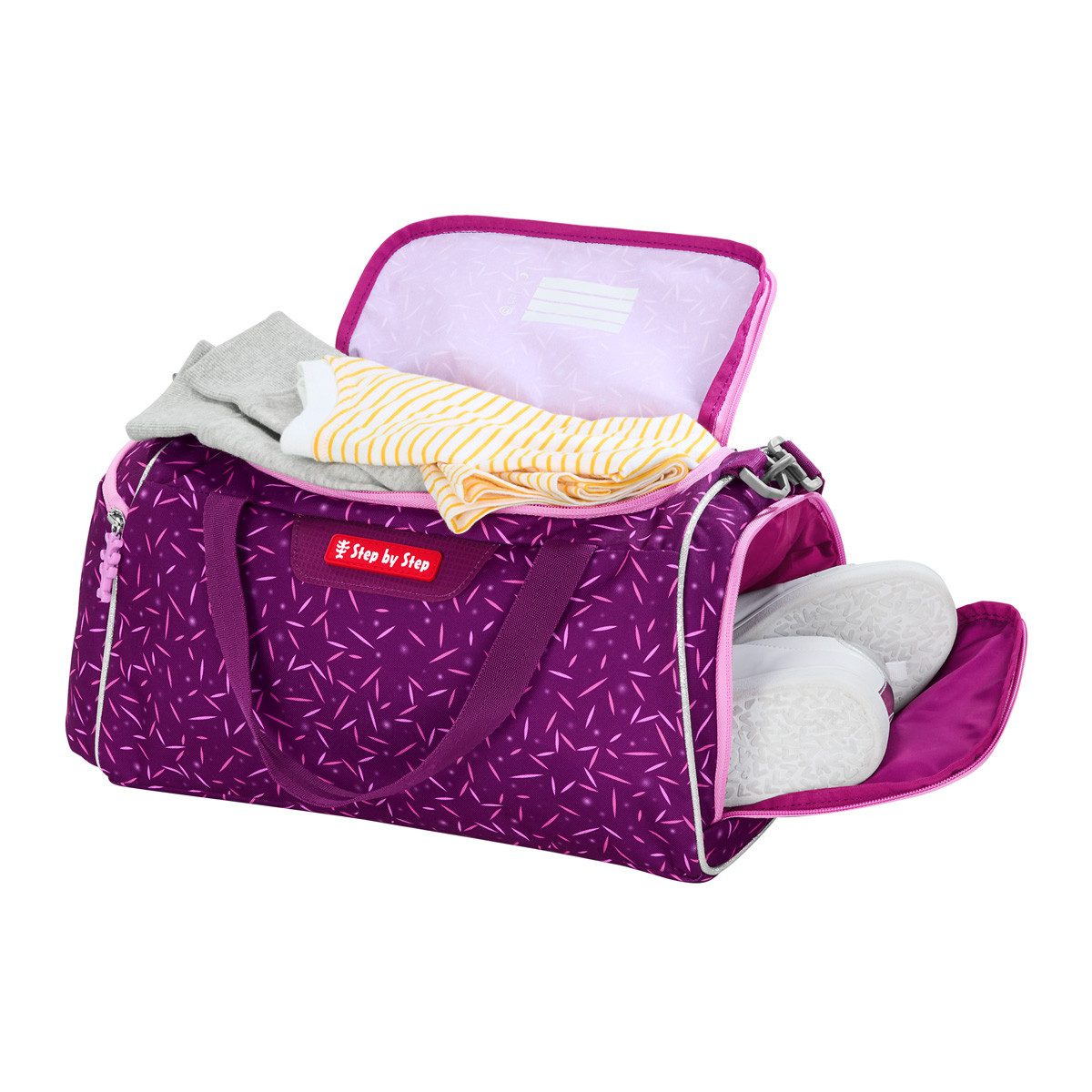 Step by Step Schulranzen Sporttasche Pretty Unicorn Nuala (1 Stück), Sportbeutel, Turnbeutel, Nassfach, 13 Liter – Bild 2 von 2