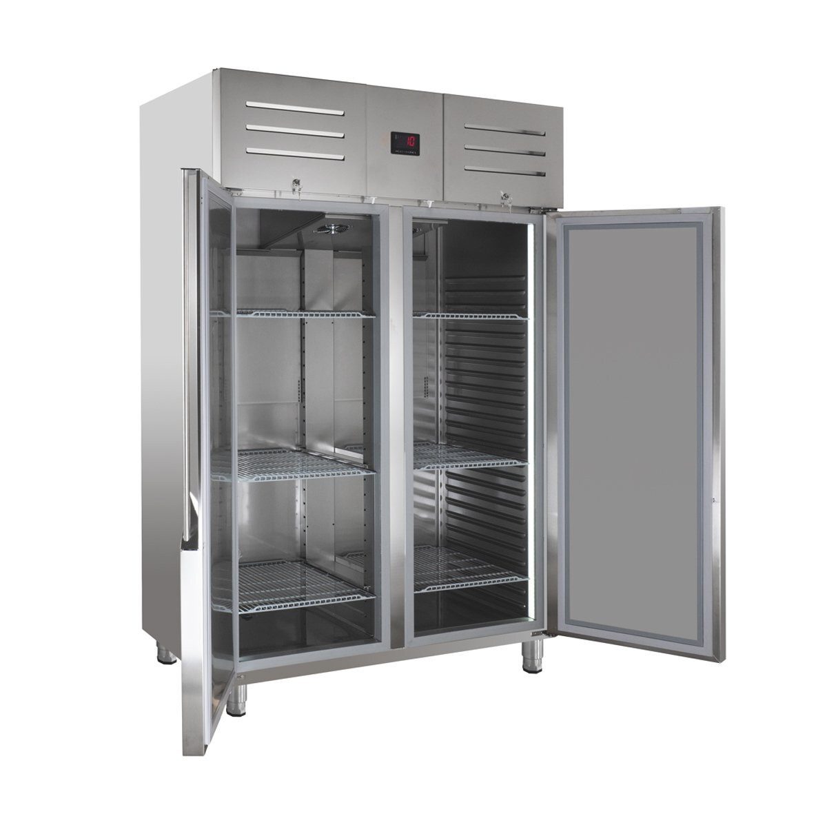 GastroHero Kühlschrank Kühlschrank Avantis 1400 GN 2/1 - Edelstahl ACP-1402-19086495, 211.4 cm hoch, 135.8 cm breit
