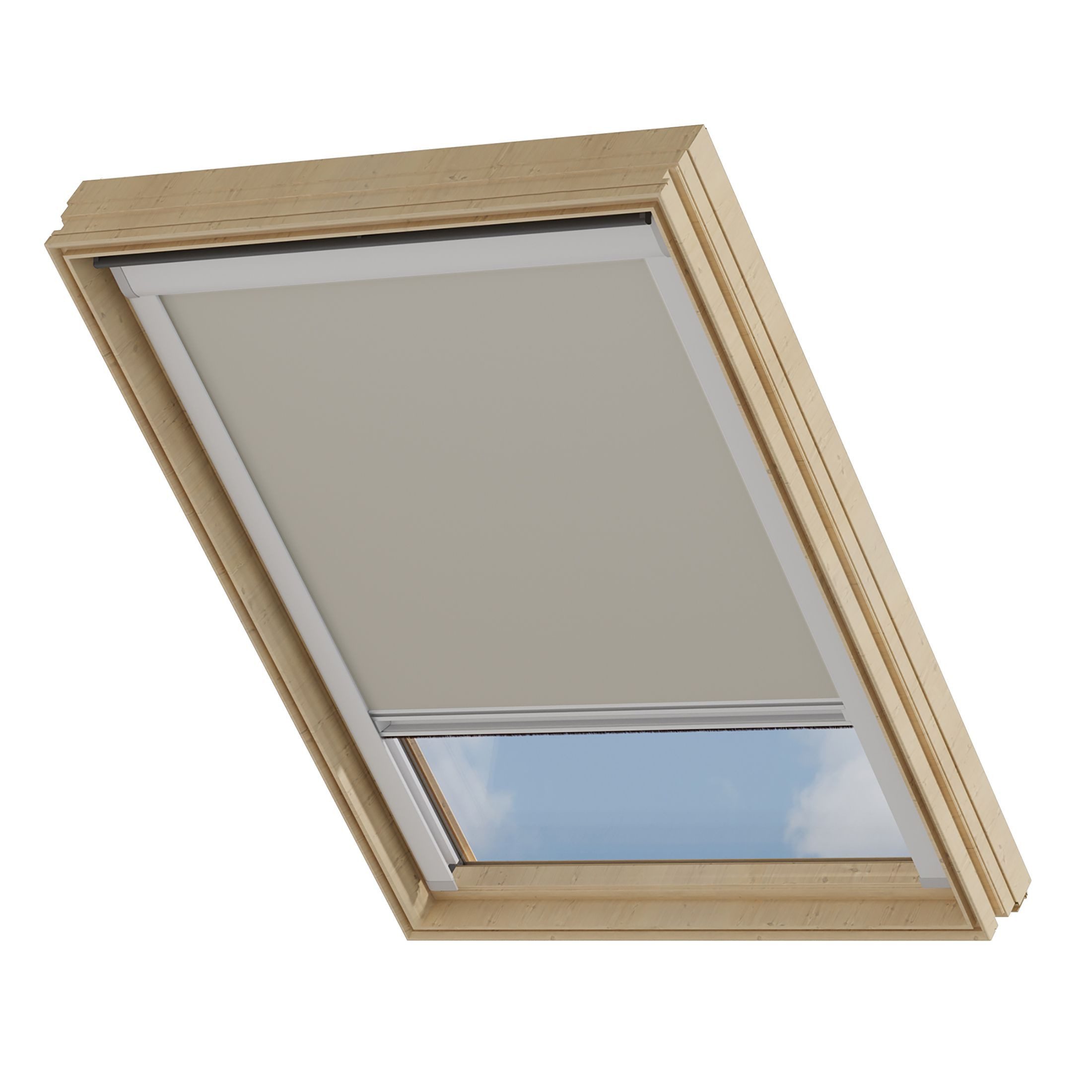 Dachfensterrollo Verdunklungsrollo Taupe - Verdunklung - Kompatibel mit VELUX CK01, Cocoon Home, verdunkelnd, Thermobeschichtet, Einfache Montage, 100% Verdunkelnd, Stufenlos