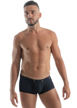 Geronimo Boxershorts Erotic Classic Push Boxer mit Druckknopf Black L (Boxer, 1-St) erotisch