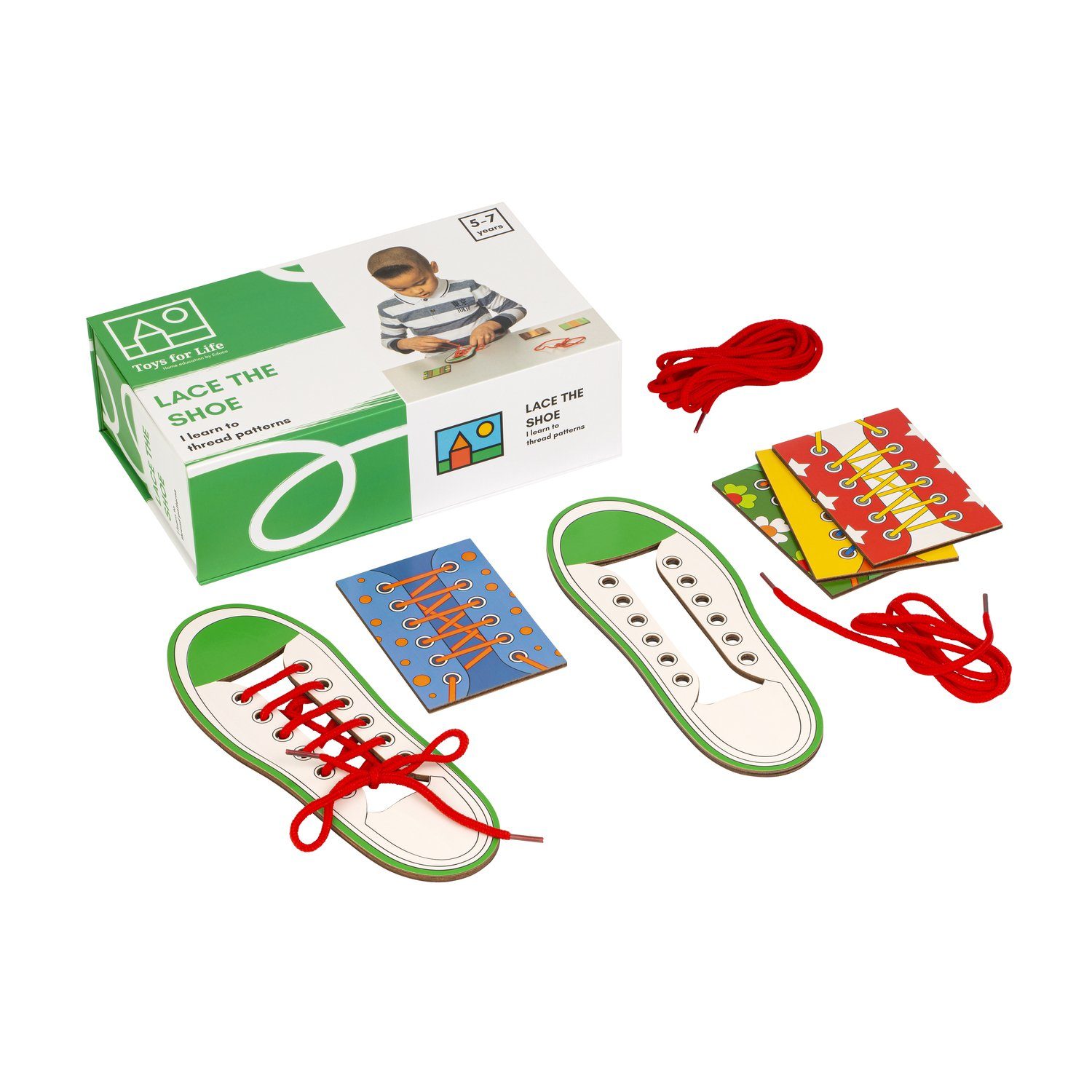 EDUPLAY Lernspielzeug Lace the shoe