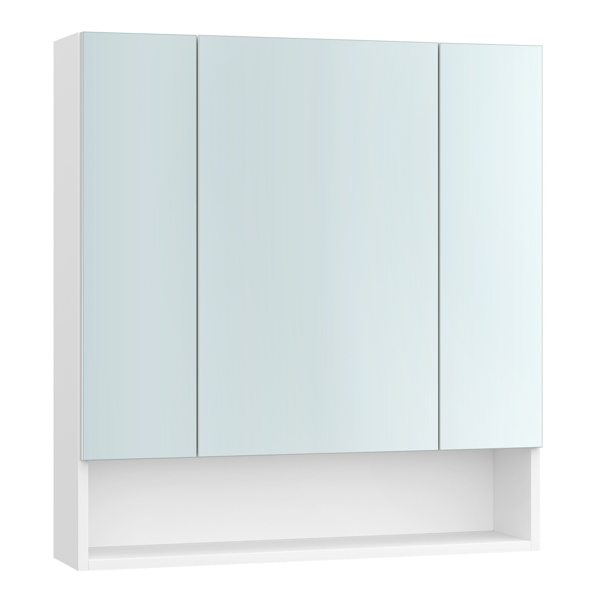 VASAGLE Spiegelschrank Badschrank Badezimmerschrank mit 3 günstig online kaufen