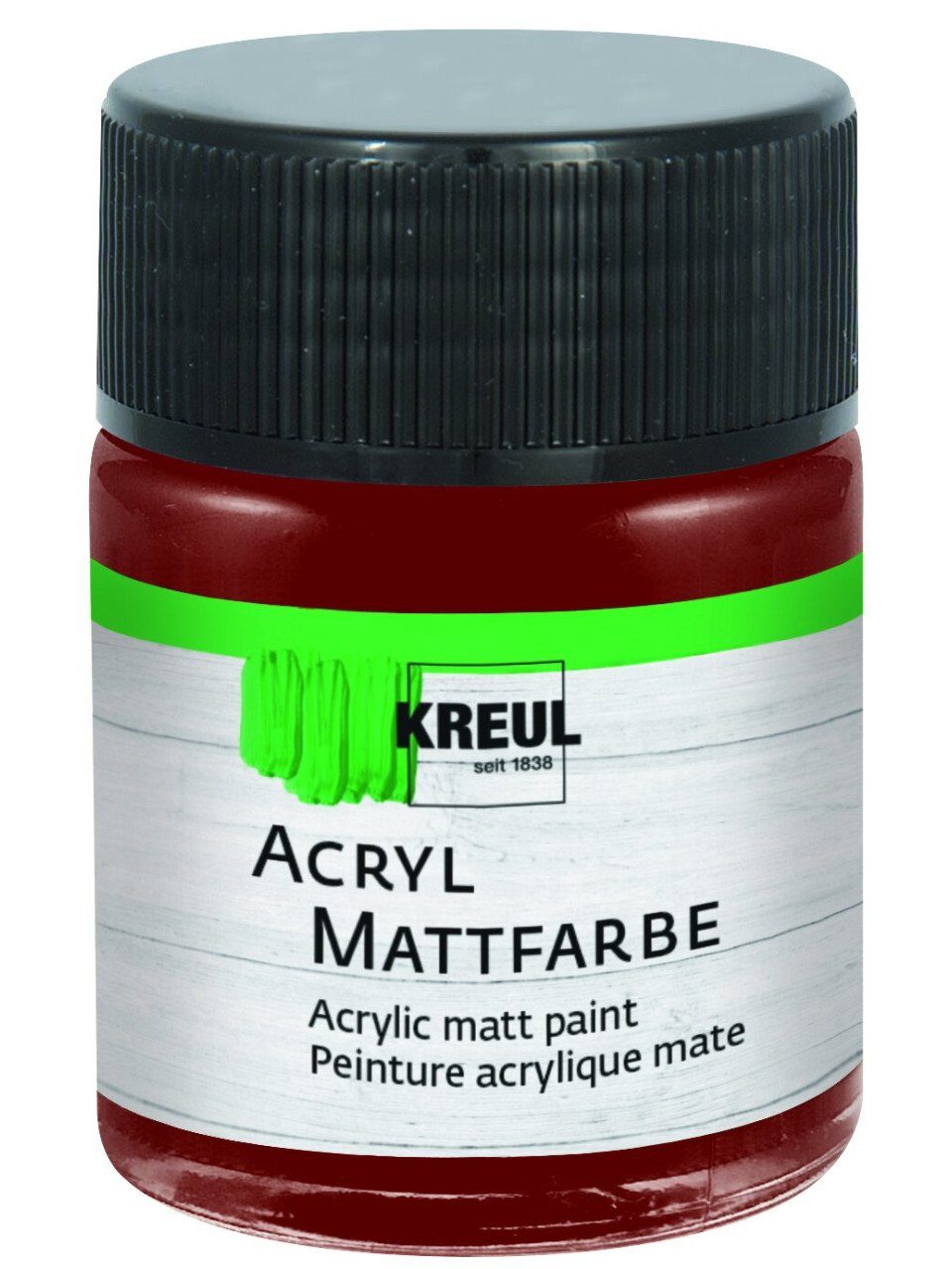 Kreul Acrylfarbe Kreul Acryl Mattfarbe maron 50 ml