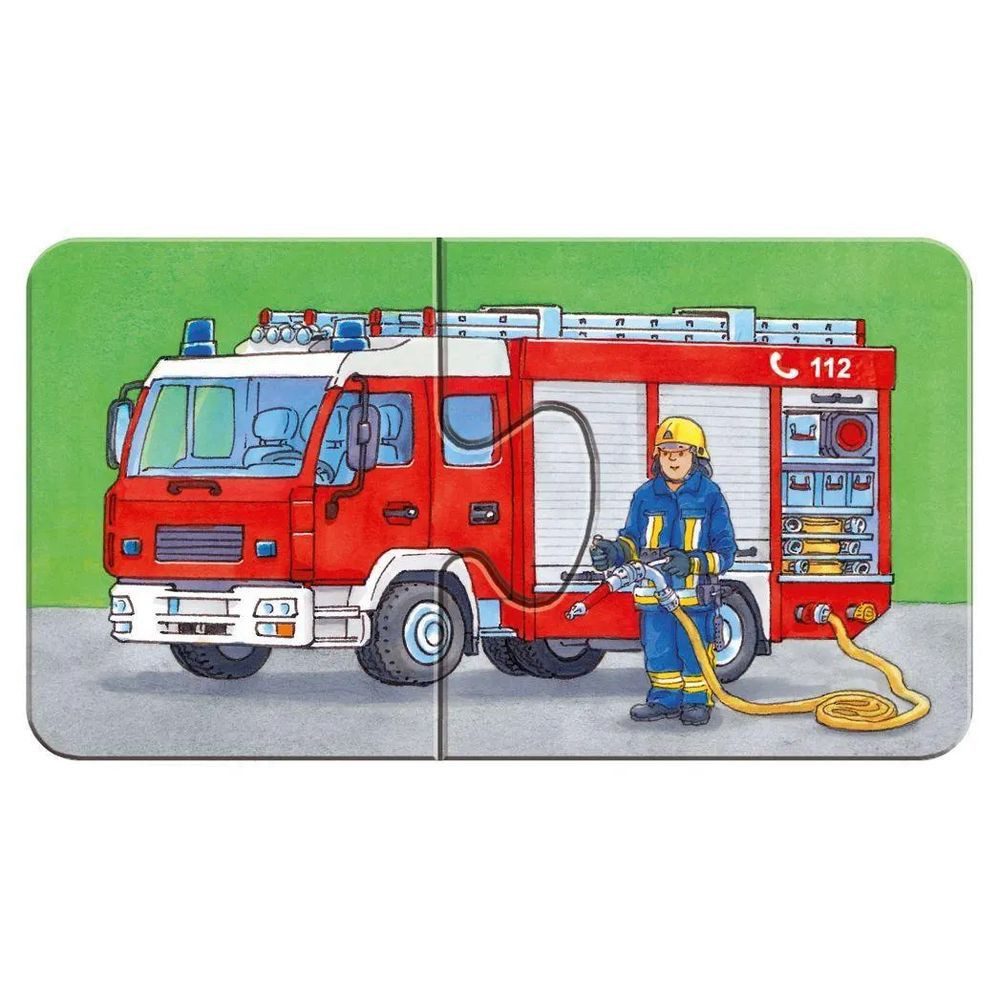Ravensburger Puzzle Einsatzfahrzeuge. My first Puzzle, 19 Puzzleteile