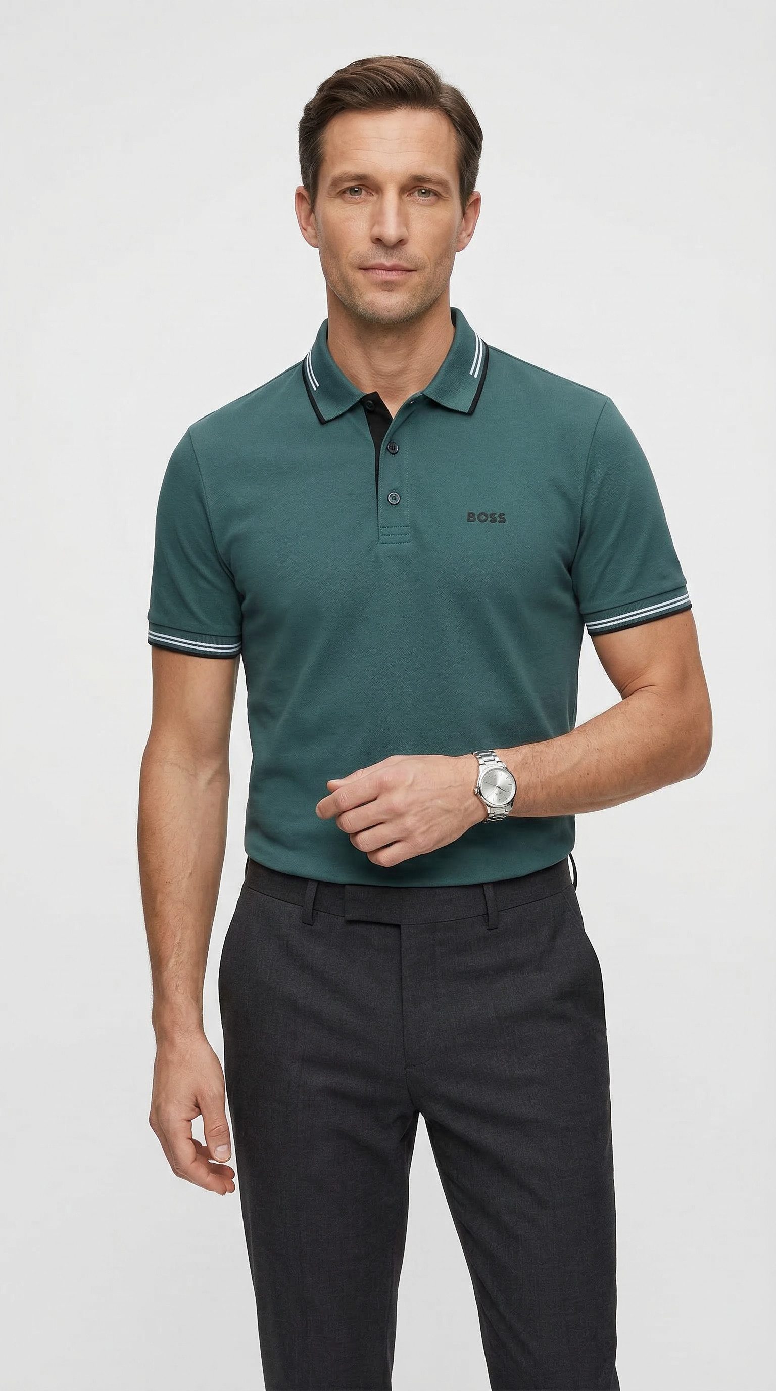 BOSS GREEN Poloshirt Paul mit Polokragen