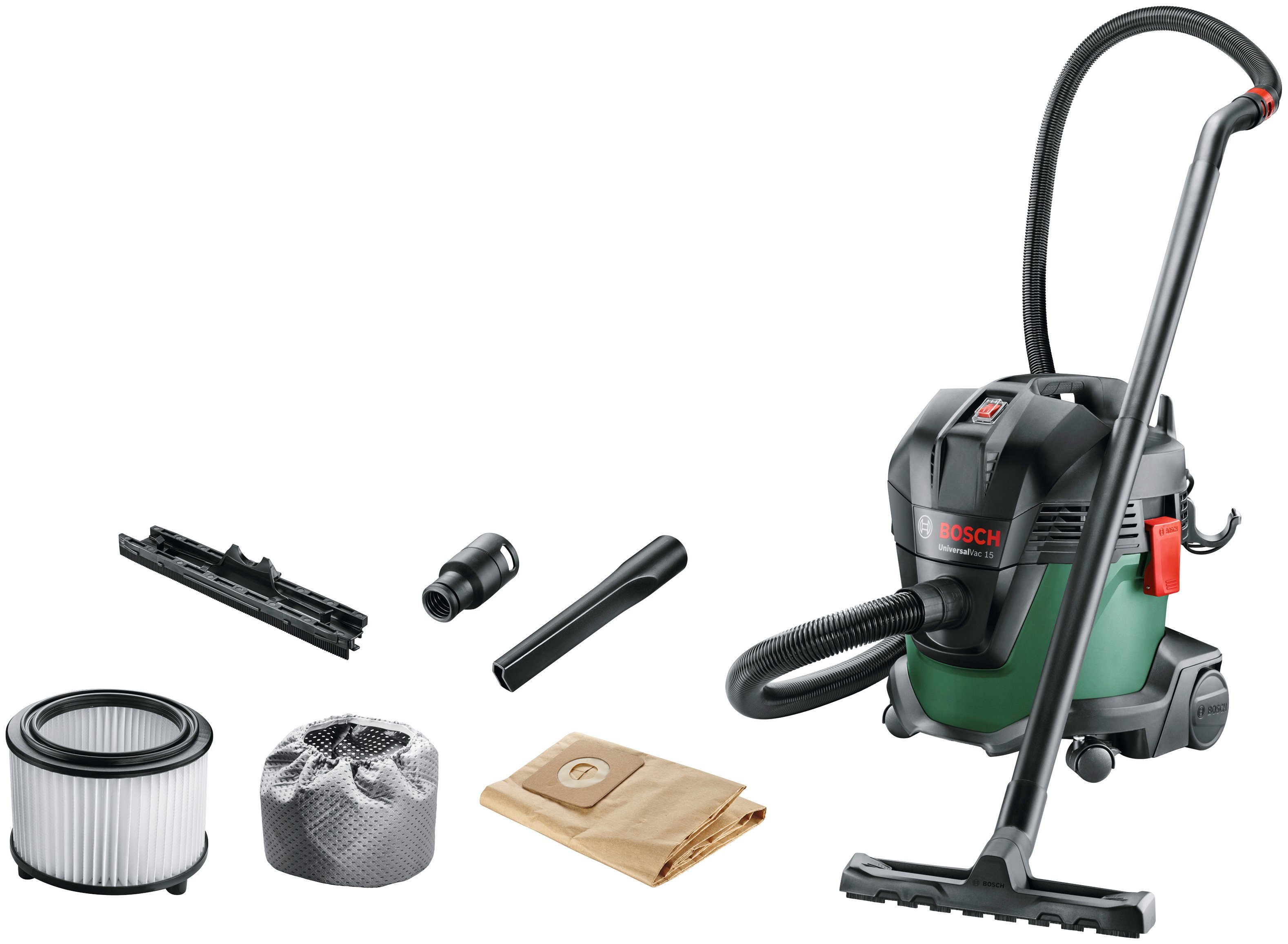 Bosch Home & Garden Nass-Trocken-Sauger UniversalVac 15, 1000 W