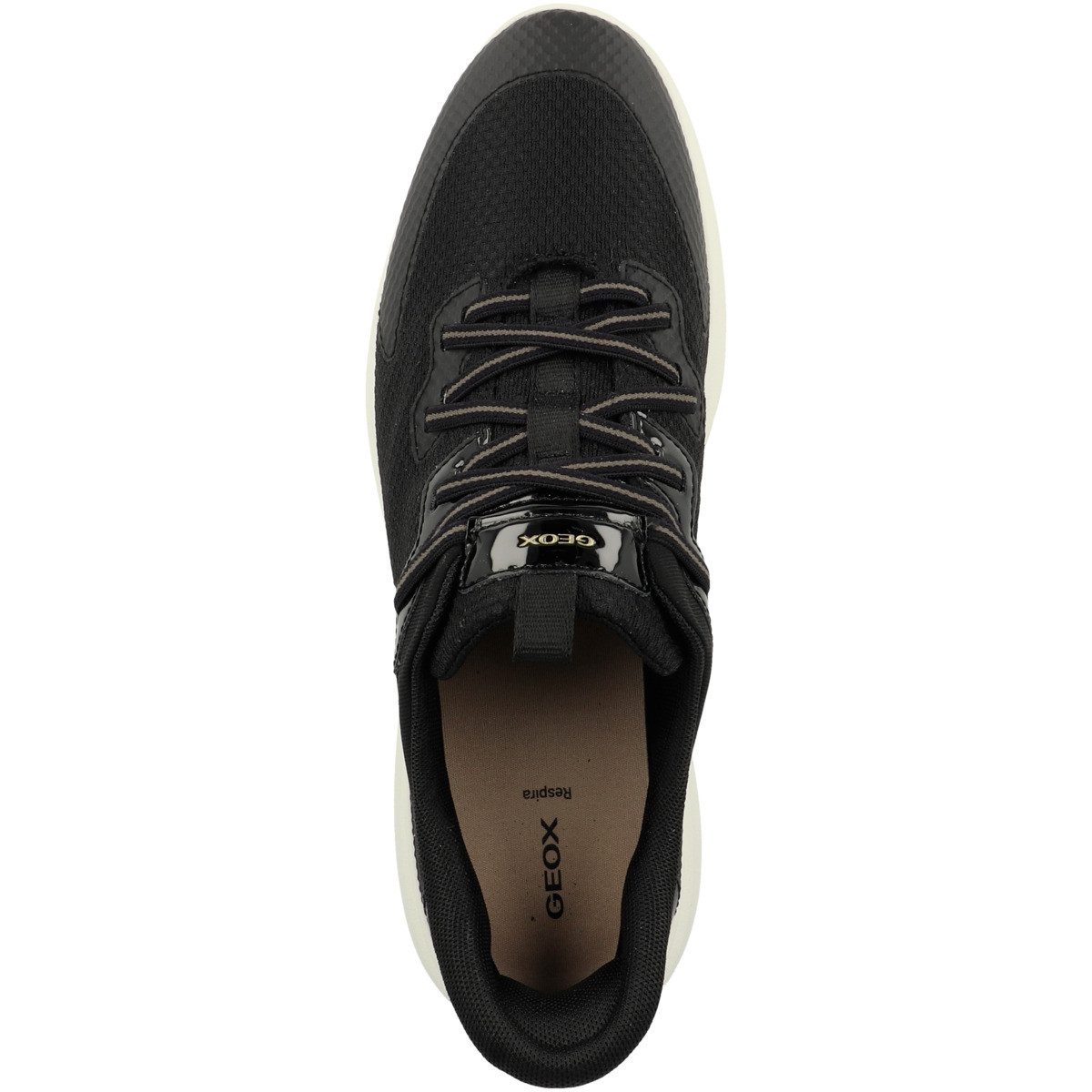Geox D Plummery Plus Damen Sneaker Turnschuhe, Sportschuhe, Freizeitschuhe, Halbschuhe, Schnürschuhe