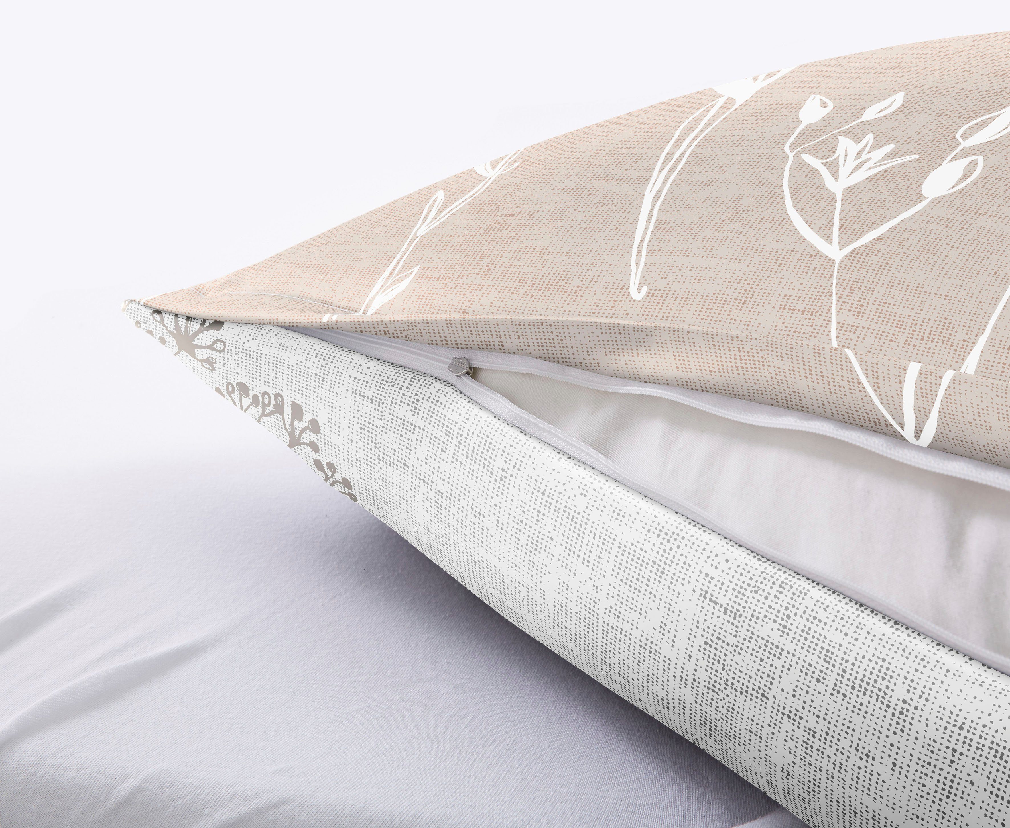 Kaeppel Bettwäsche Uni, Mako-Satin, 3 teilig, günstig online kaufen