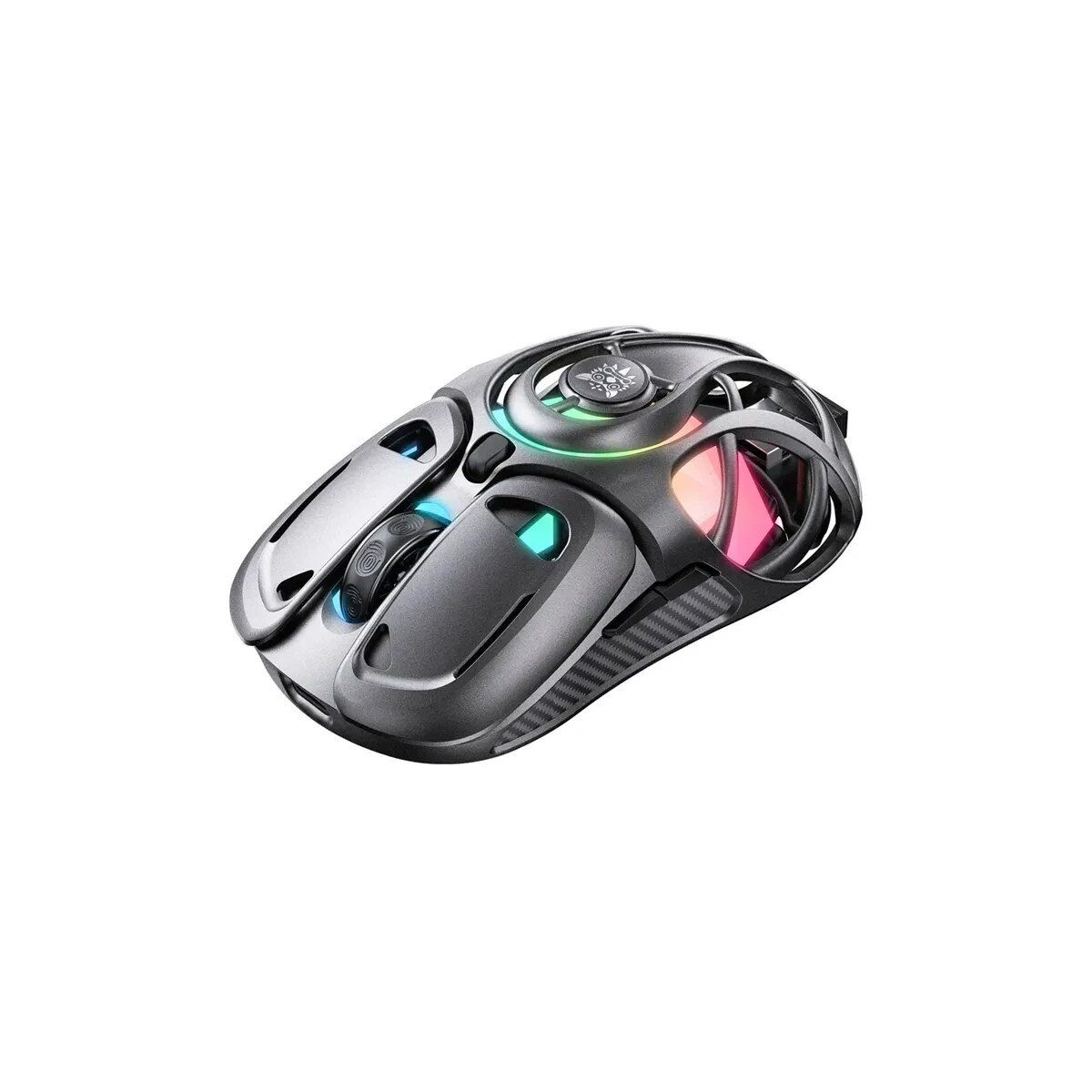 ONIKUMA ONIKUMA DM02 Gaming Maus Grau RGB Maus
