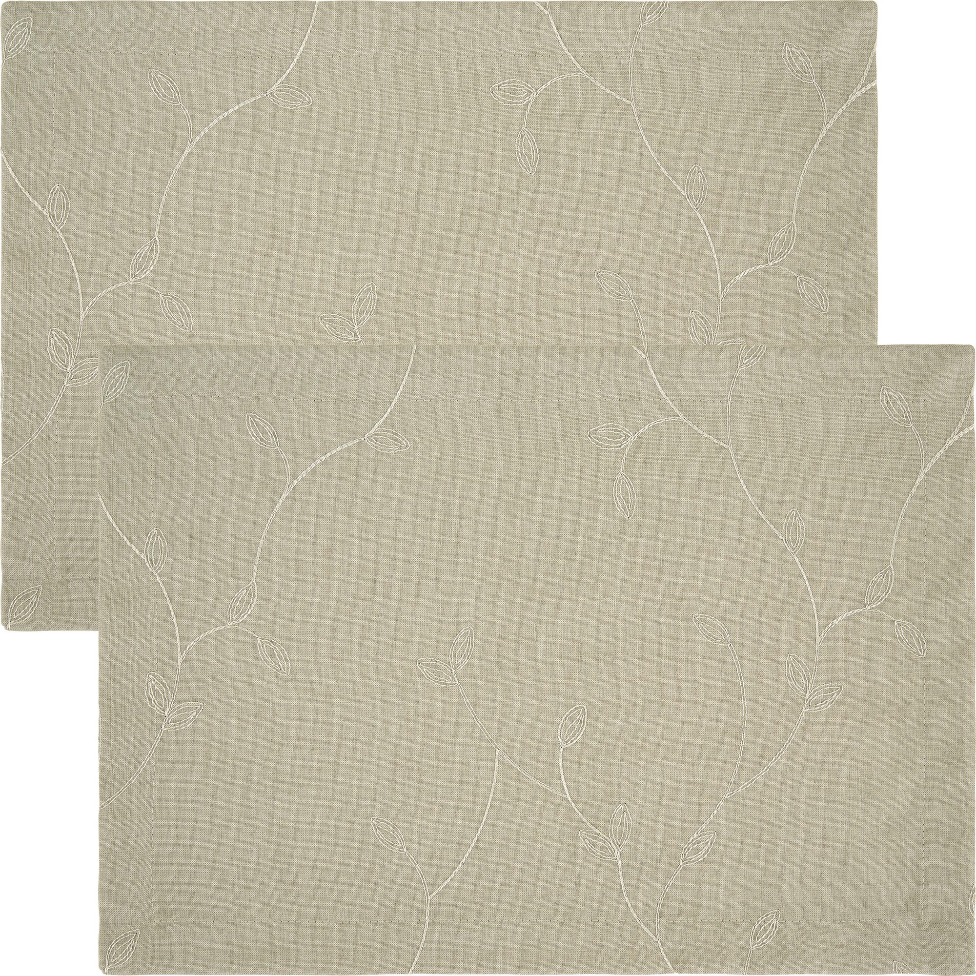 Erwin Müller Platzset Tischset "Girona" 2er-Pack, Ranke