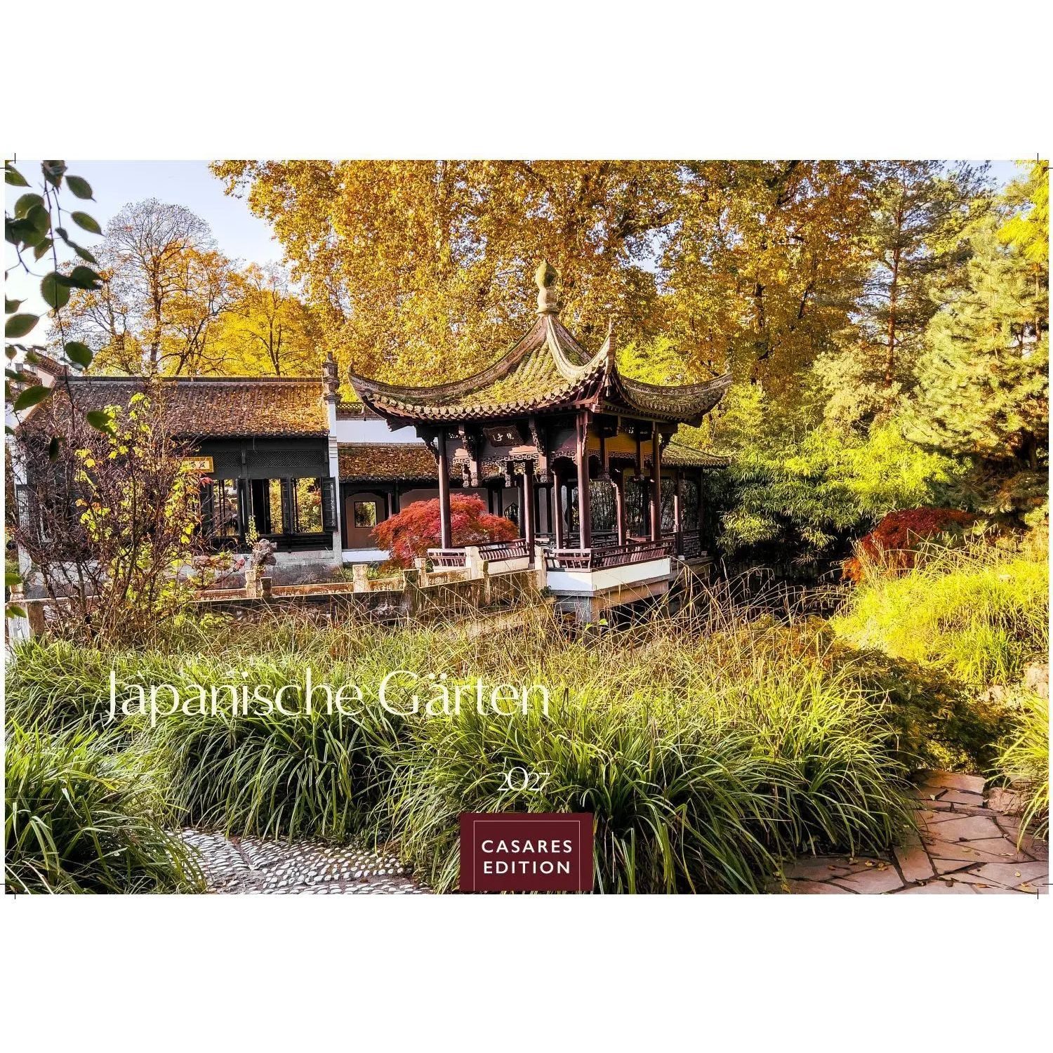 Wandkalender Japanische Gärten Kalender 2027 - Wandkalender, Fotokalender Asien...