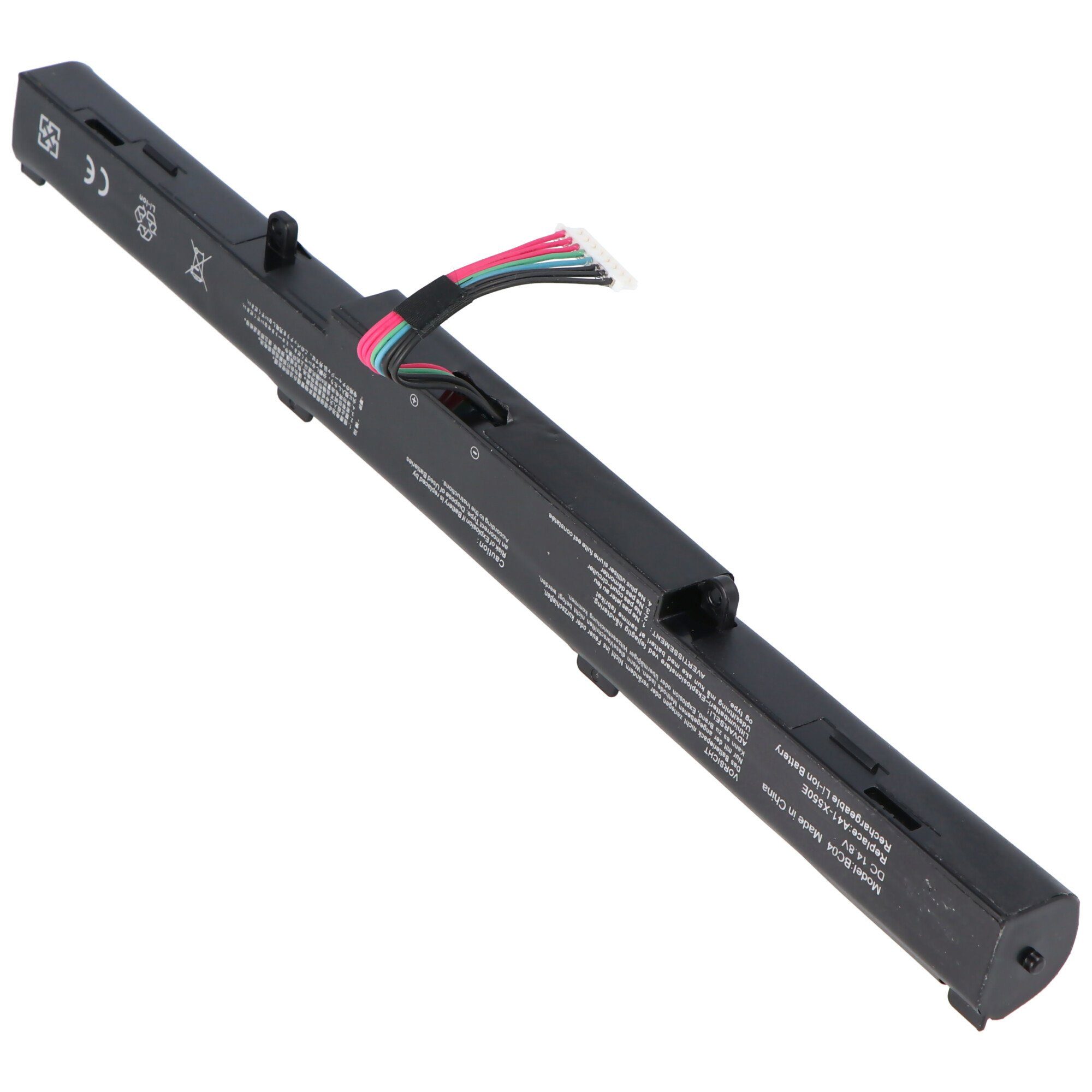 AccuCell Akku passend für Asus A41-X550E (14,8 mAh 2200 F751, A450C, R752L, V) A450, Akku Akku F751L