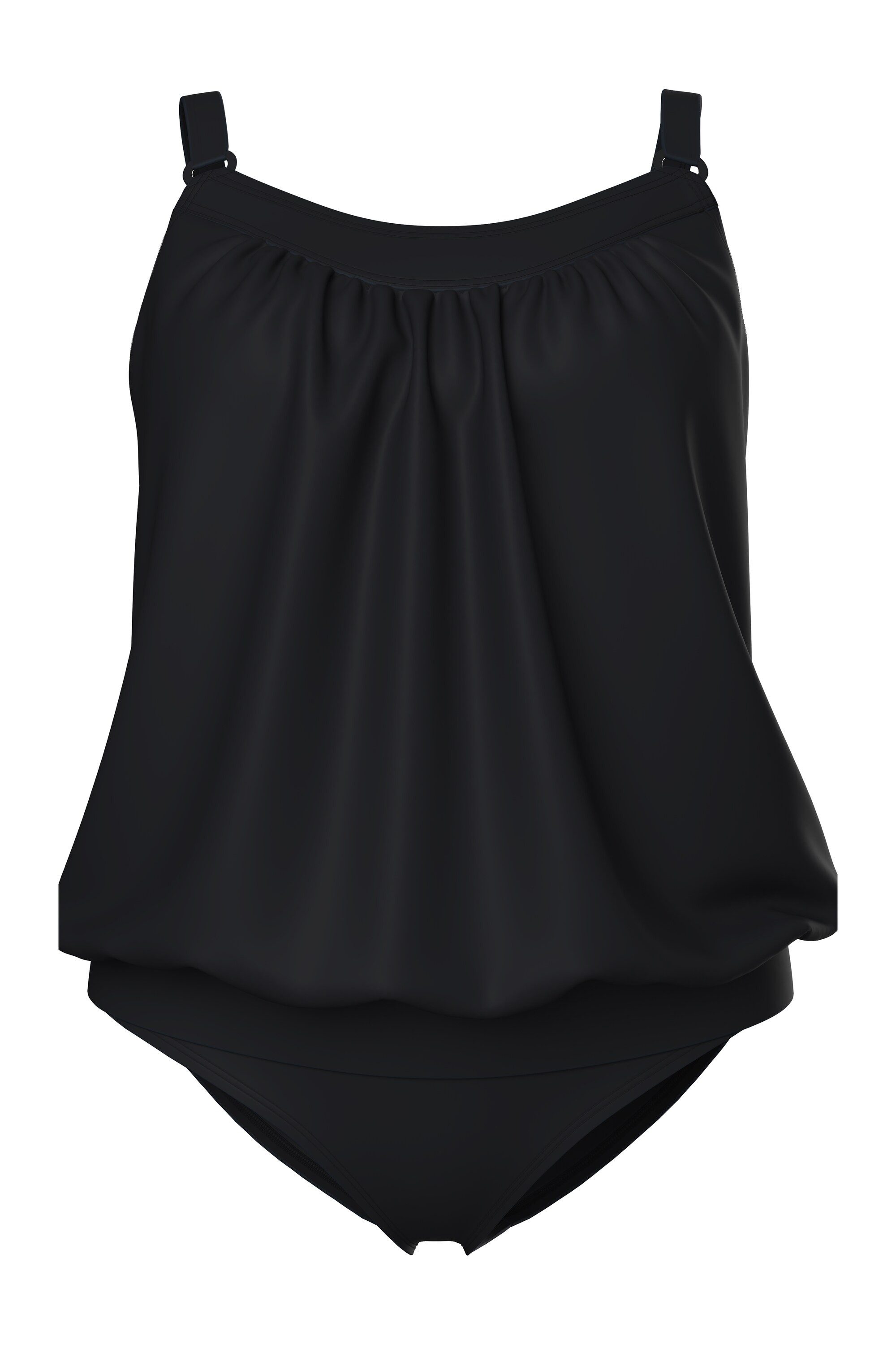 Ulla Popken Bügel-BH Tankini Softcups Elastiksaum Träger verstellbar