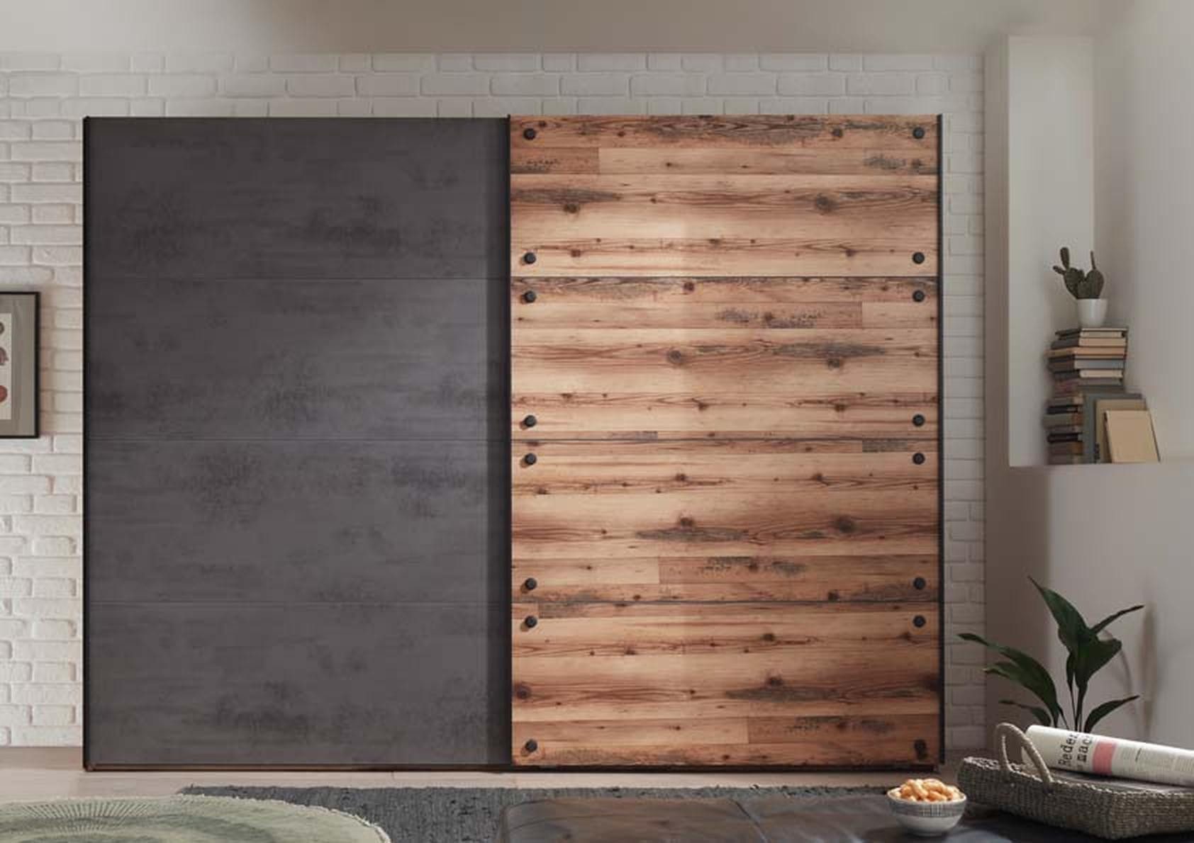 Pol-Power Kleiderschrank 270 x 210 x 60 cm (B/H/T)