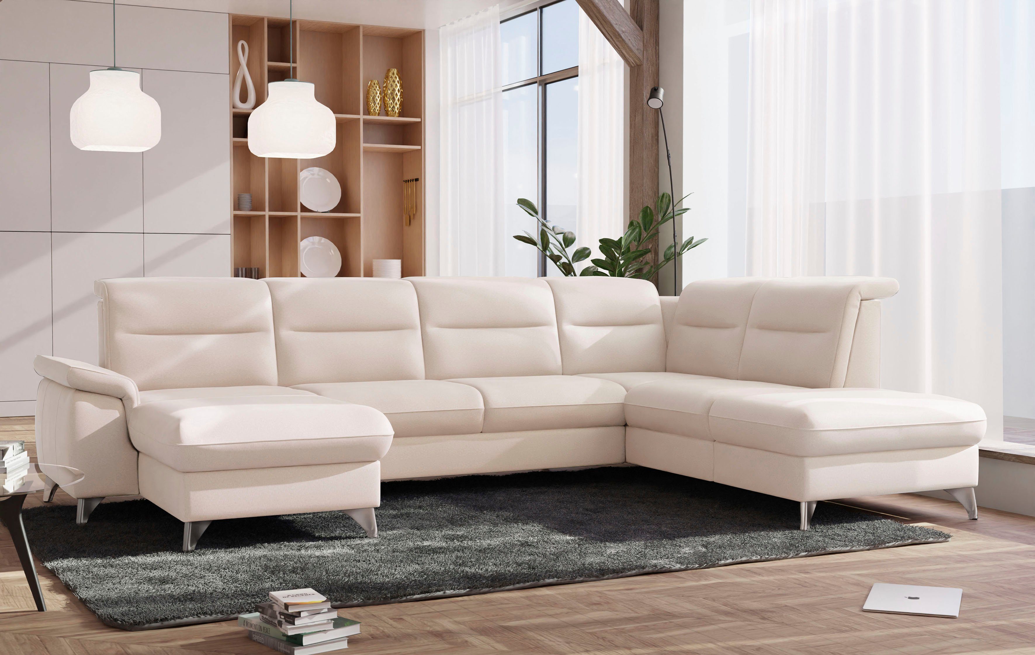 sit&more Wohnlandschaft Astoria U-Form, wahlweise mit motorischer Relaxfunktion