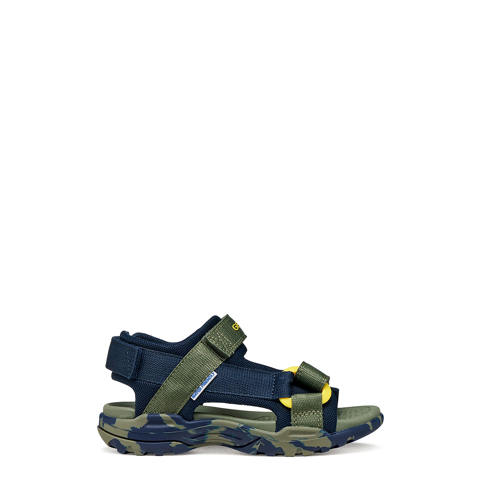 Geox GEOX BOREALIS, Sandalen, Grün kombiniert, Kinder Sandale