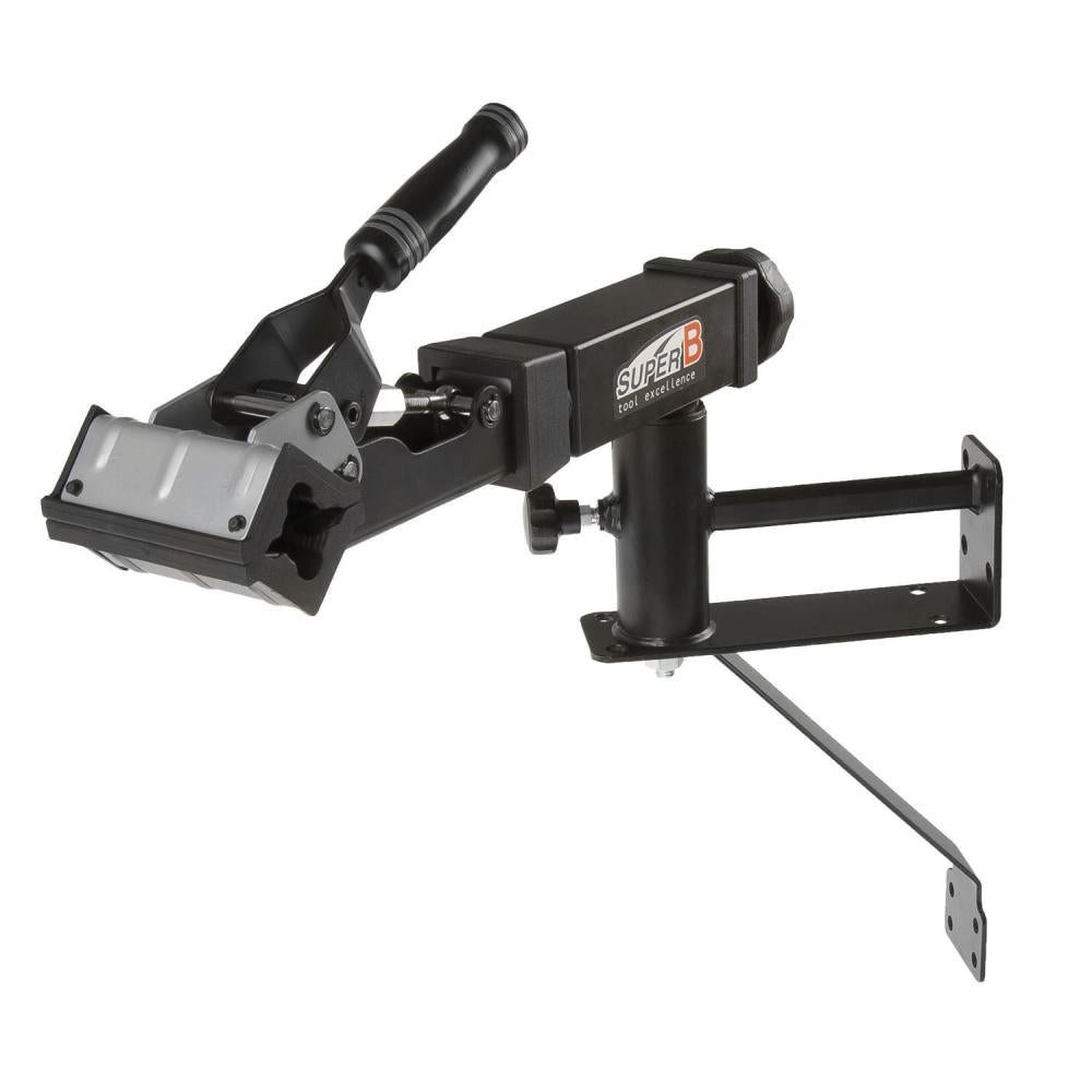 SUPER B Fahrradständer SUPER B Premium Montageständer TB-WS 35 schwarz 2in1, 360° drehbar, Sc