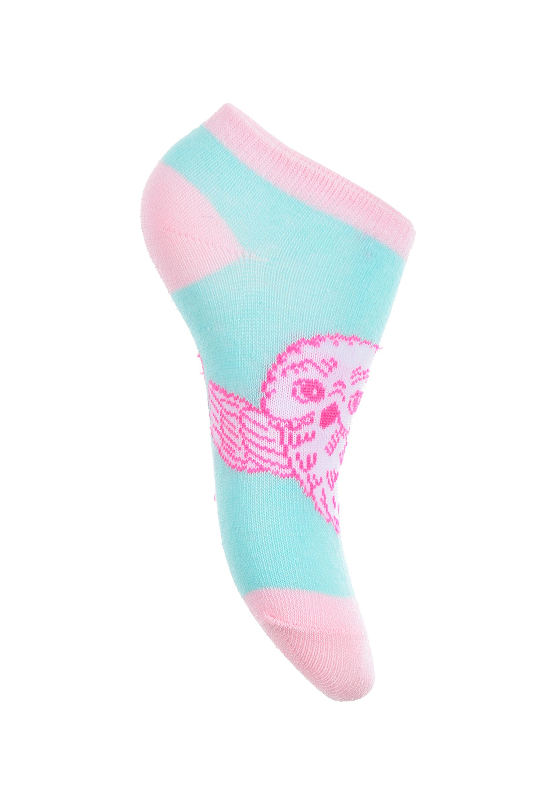 Harry Potter Sneakersocken Hedwig Kinder Mädchen Sneaker Strümpfe Socken (3-Paar)