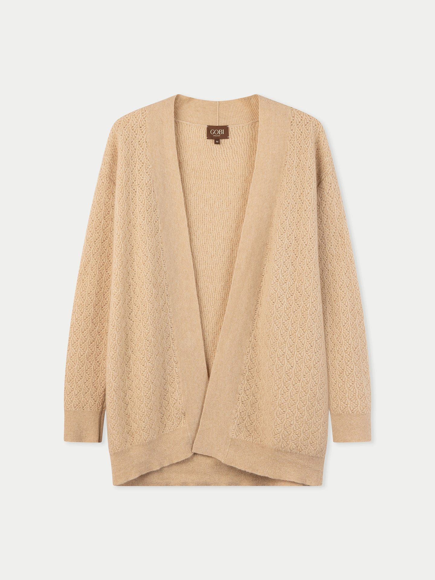 GOBI Cashmere Cardigan Ajour-Strick Kaschmir-Cardigan