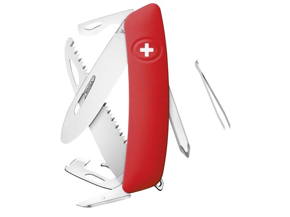 SWIZA Taschenmesser Kinder-Taschenmesser J06 R JUNIOR Stahl 440 Klingensperre rote Anti-Ru