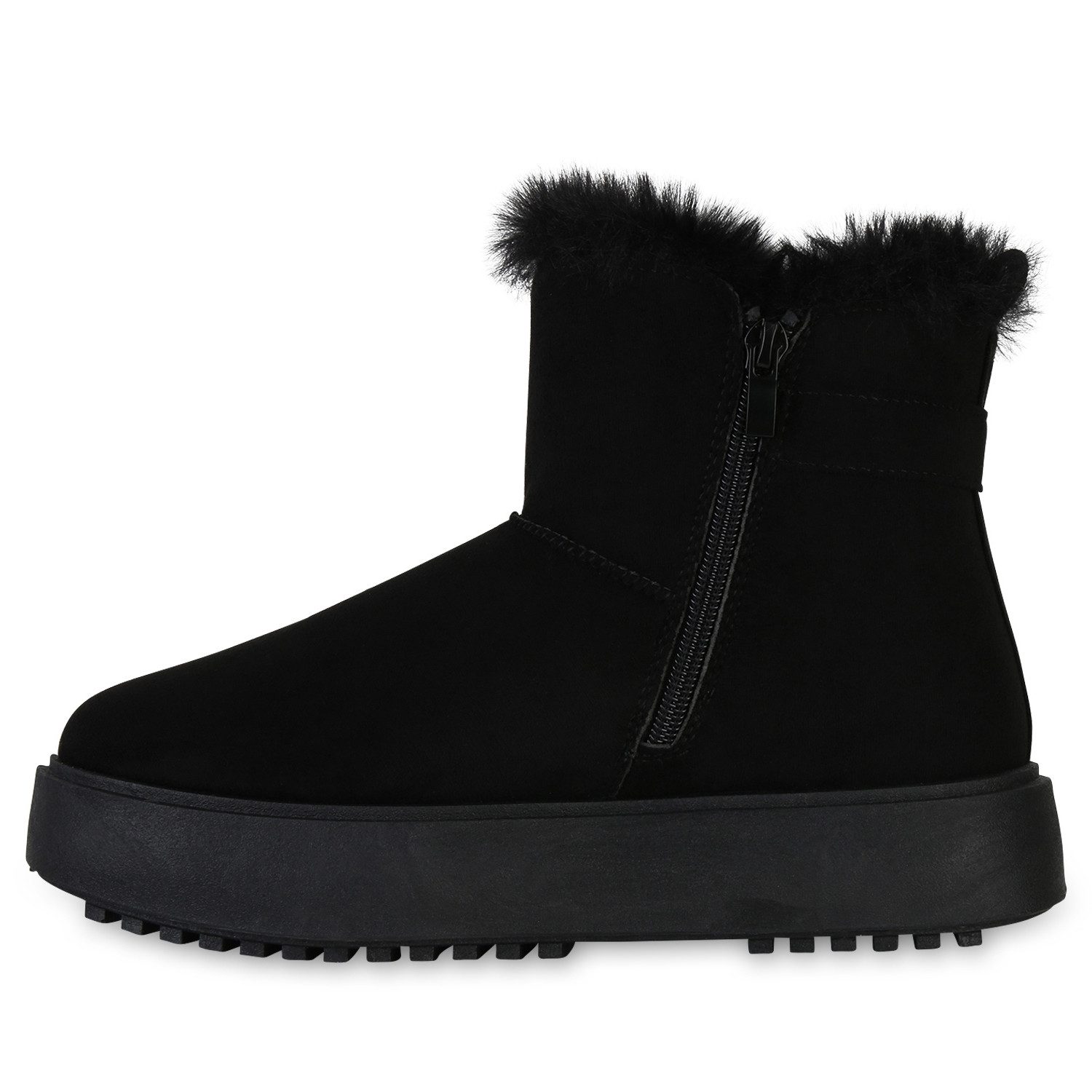 VAN HILL 841363 Winterstiefelette Damen Warm Gefütterte Winter Boots Stiefe günstig online kaufen