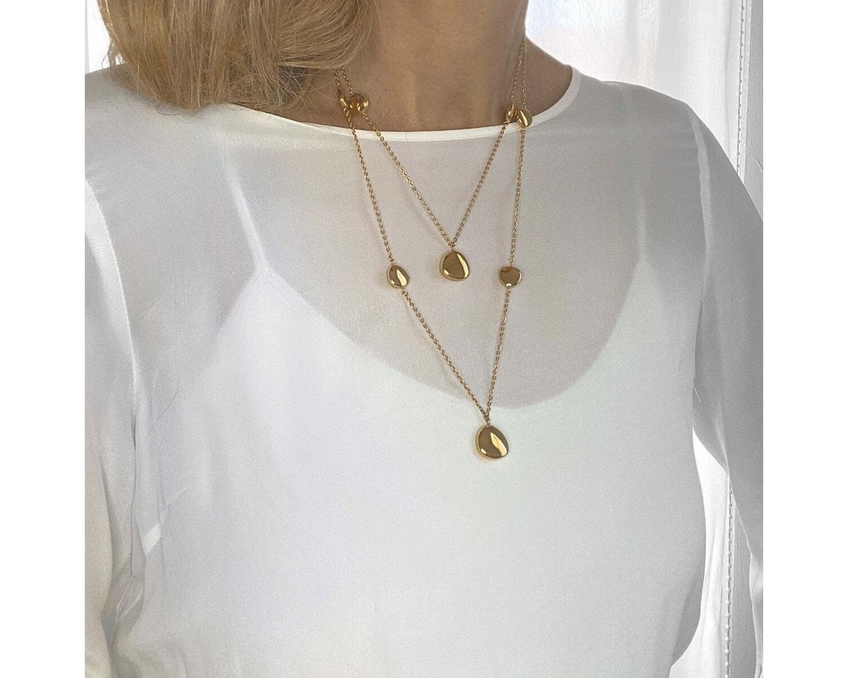 M&M Edelstahlkette Halskette Damen s... M&M Edelstahlkette Halskette Damen s...