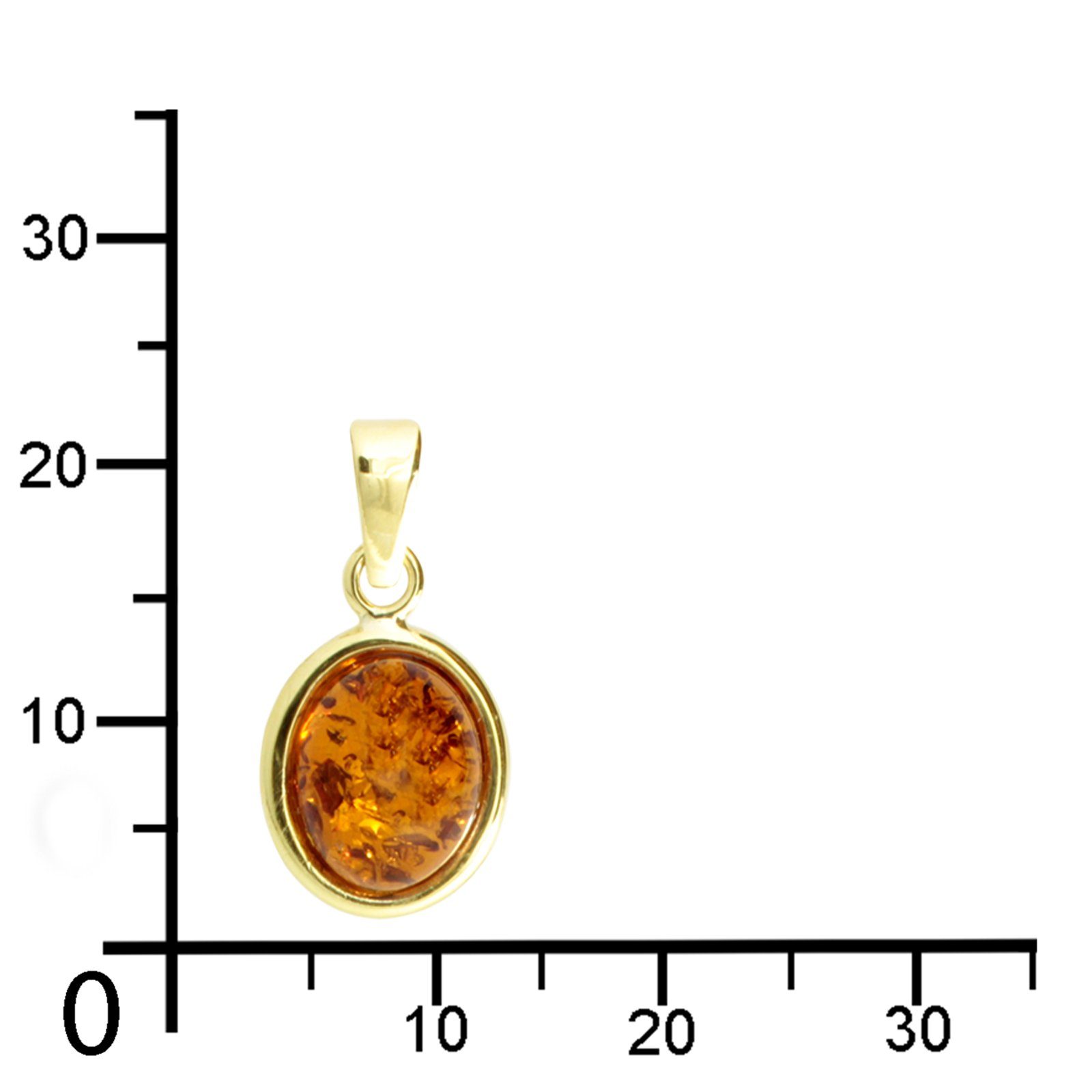 OSTSEE-SCHMUCK Kettenanhänger - Classic 10x8 mm günstig online kaufen