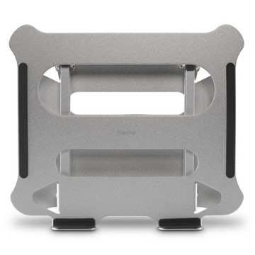 Hama Notebook-Stand Alu höhenverstellbar neigbar bis 39 cm 15,4" Silber Laptop-Ständer, (bis 15,6 Zoll)