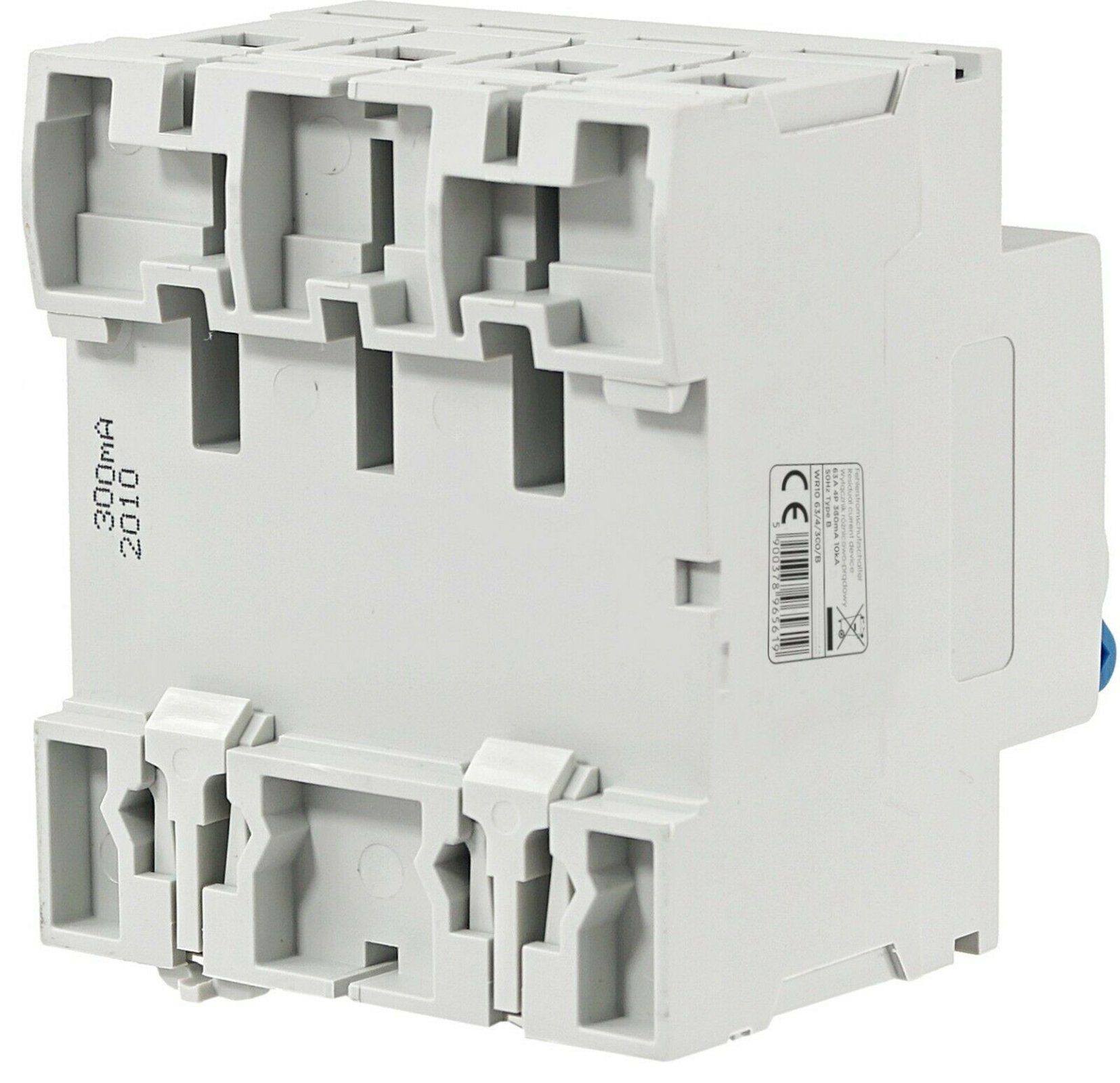 ADELID Schalter, Fehlerstromschutzschalter FI-Schalter RCD Typ B 63A 300mA 10kA 4-polig
