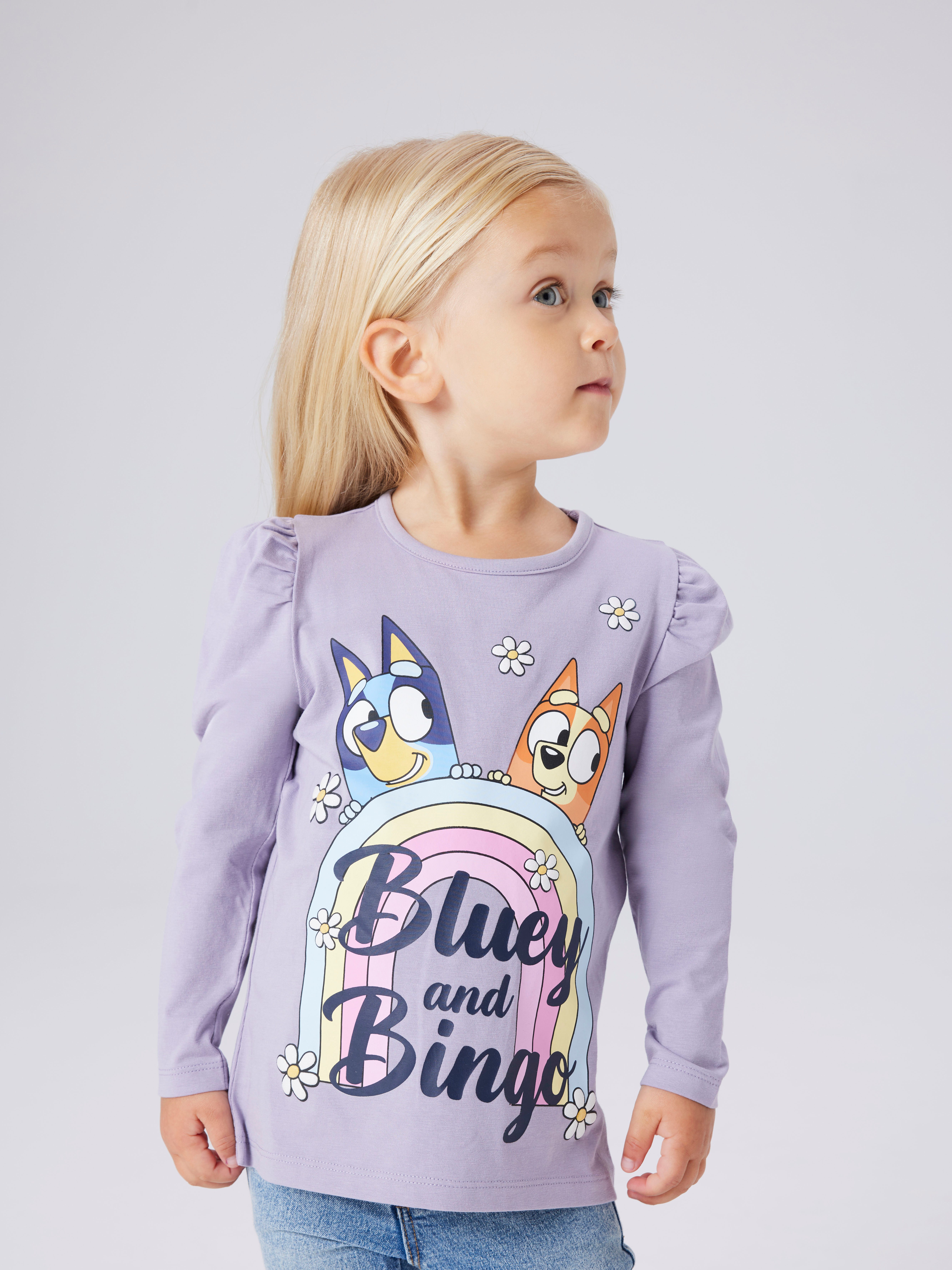 Langarmshirt NMFJESSIE BLUEY LS TOP BOX NOOS SKY