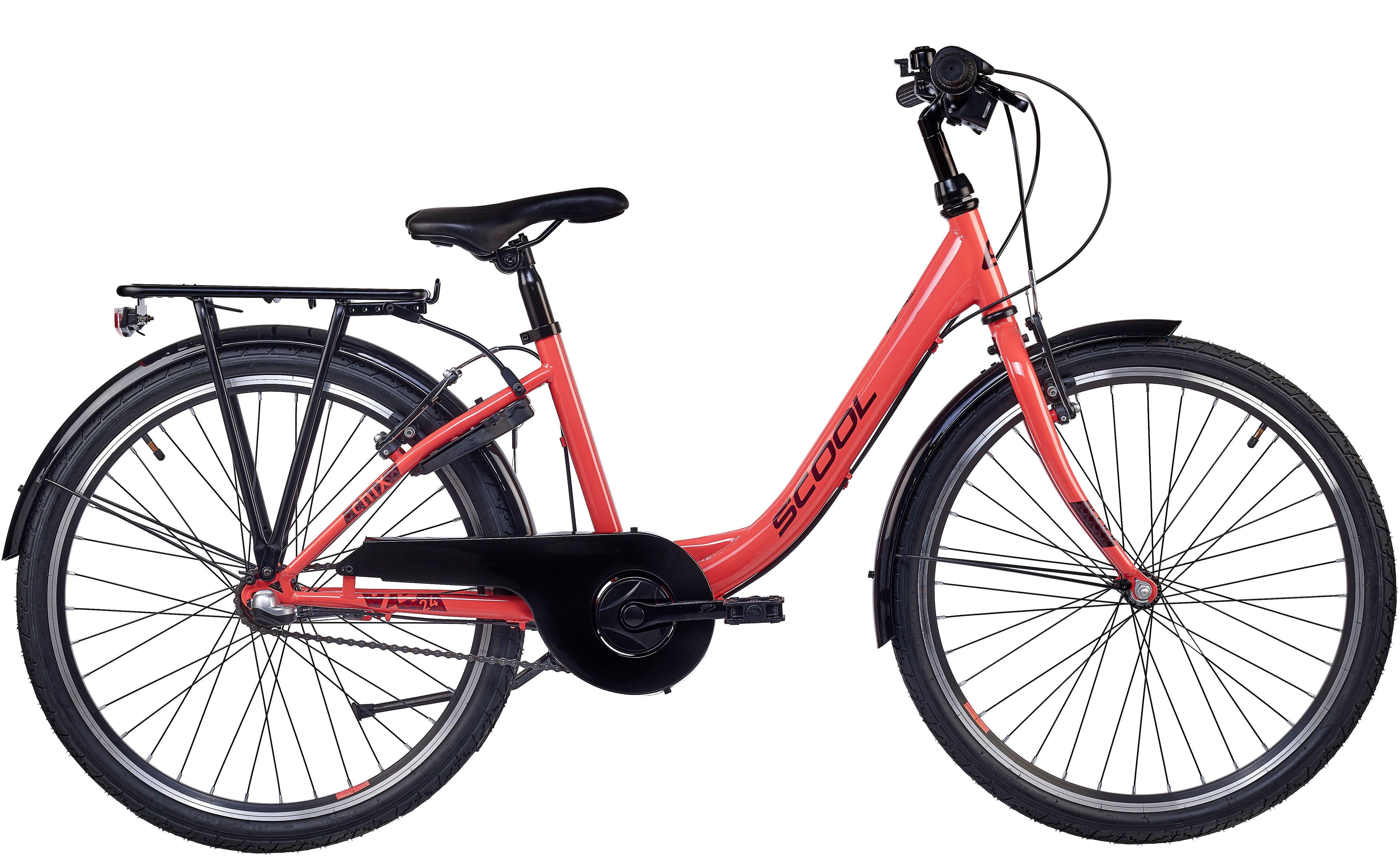 S’COOL Kinderfahrrad S'COOL chiX, 3 Gang Shimano, Nabenschaltung