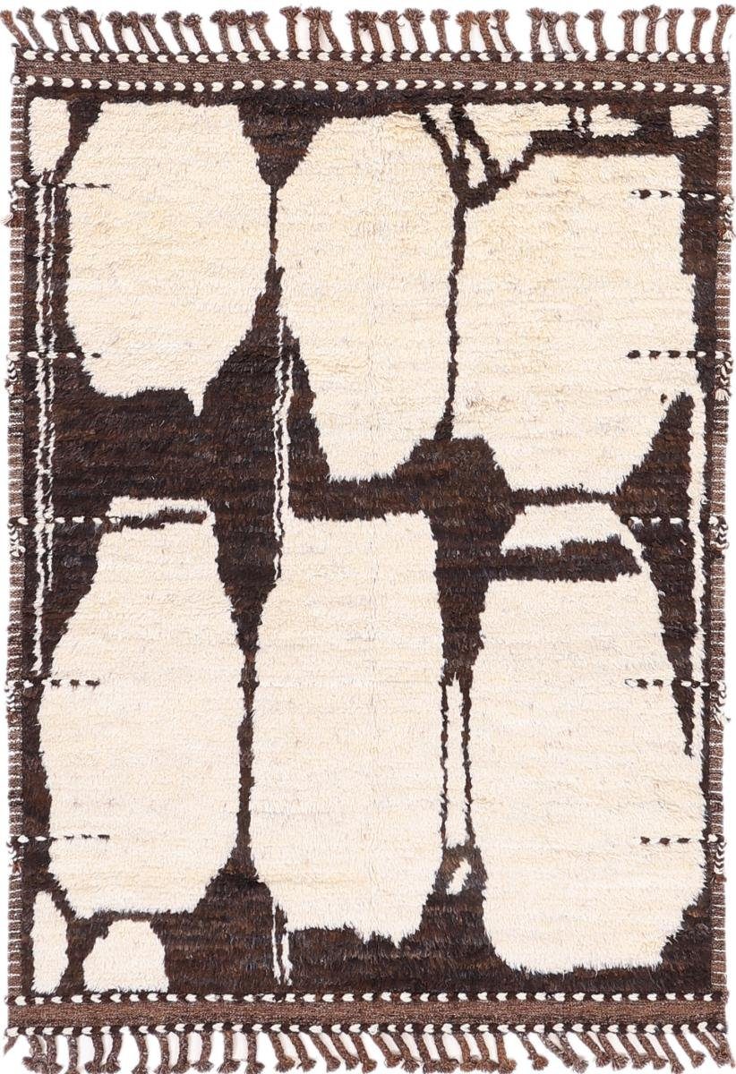 Orientteppich Berber Maroccan Atlas 150x203 Handgeknüpfter Moderner Orientteppich, Nain Trading, rechteckig, Höhe: 20 mm
