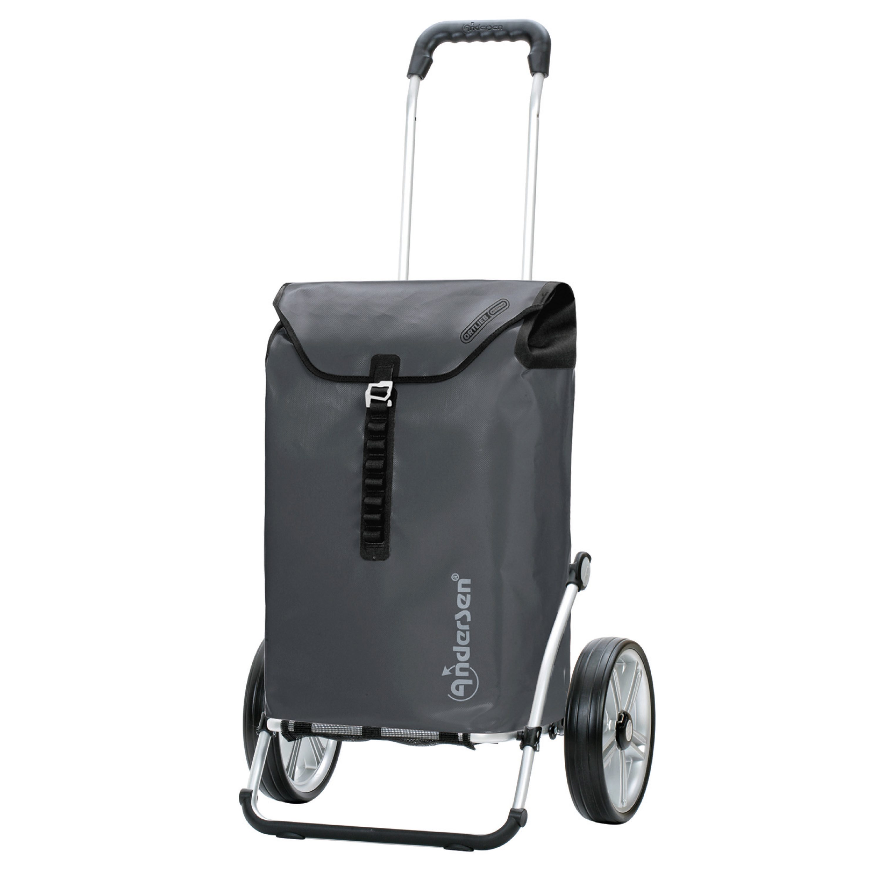 Andersen Einkaufstrolley Royal Shopper Ortlieb anthrazit, klappbare Ladefläche, belastbar bis 50kg