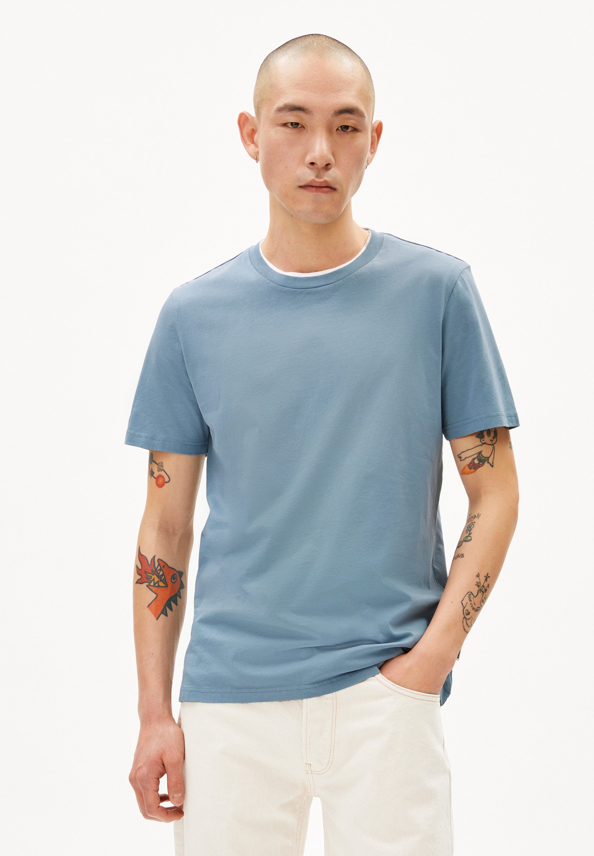 Armedangels T-Shirt JAAMES T-Shirt aus Bio-Baumwolle günstig online kaufen