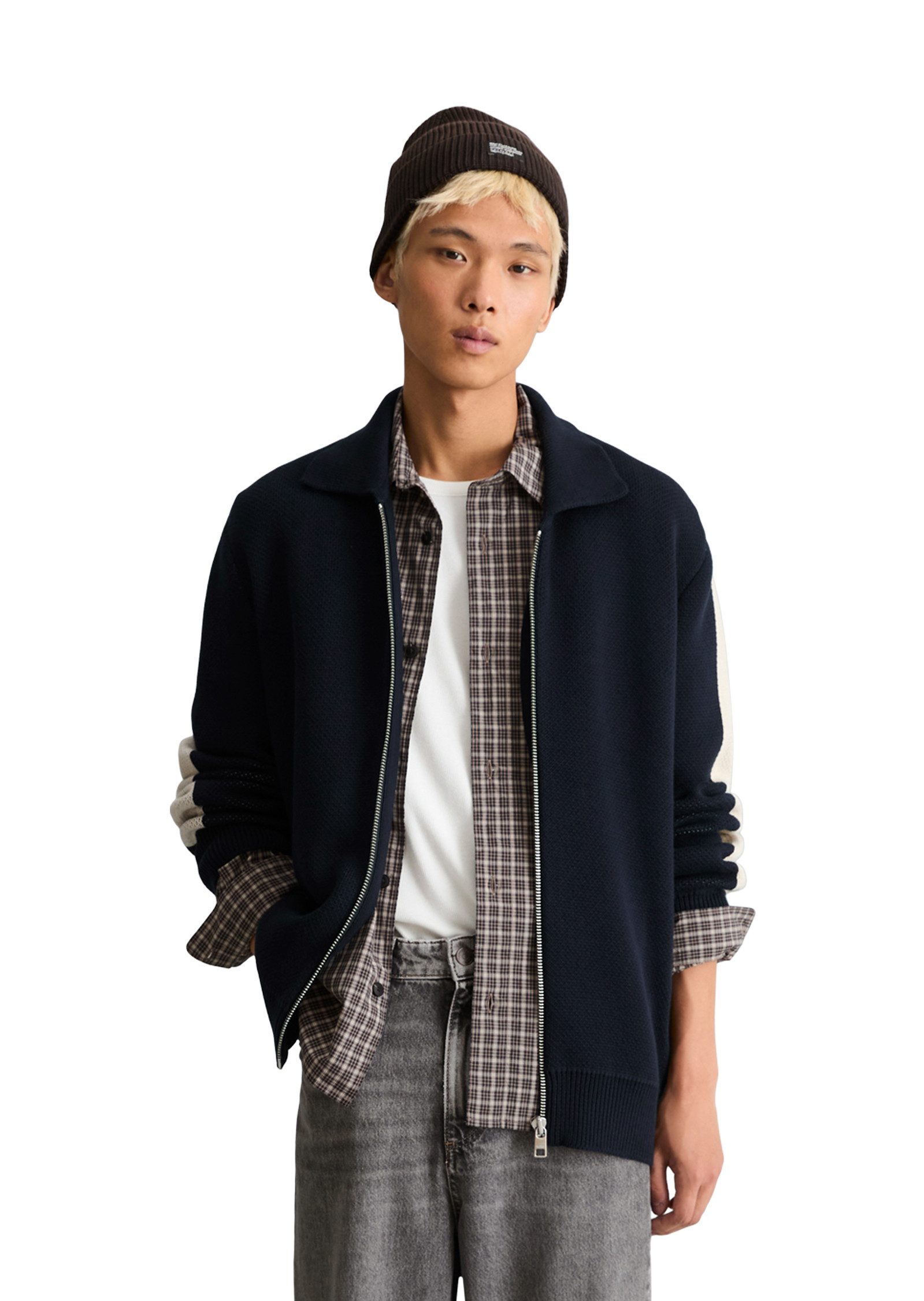 Marc O'Polo DENIM Cardigan aus schwerem Bio-Baumwoll-Strick