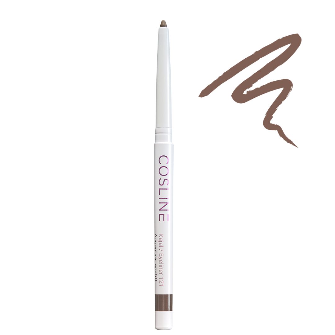Cosline Cosmetics Kajal wasserfest, langanhaltend, cremig, 25 Farben, intensive Pigmentierung