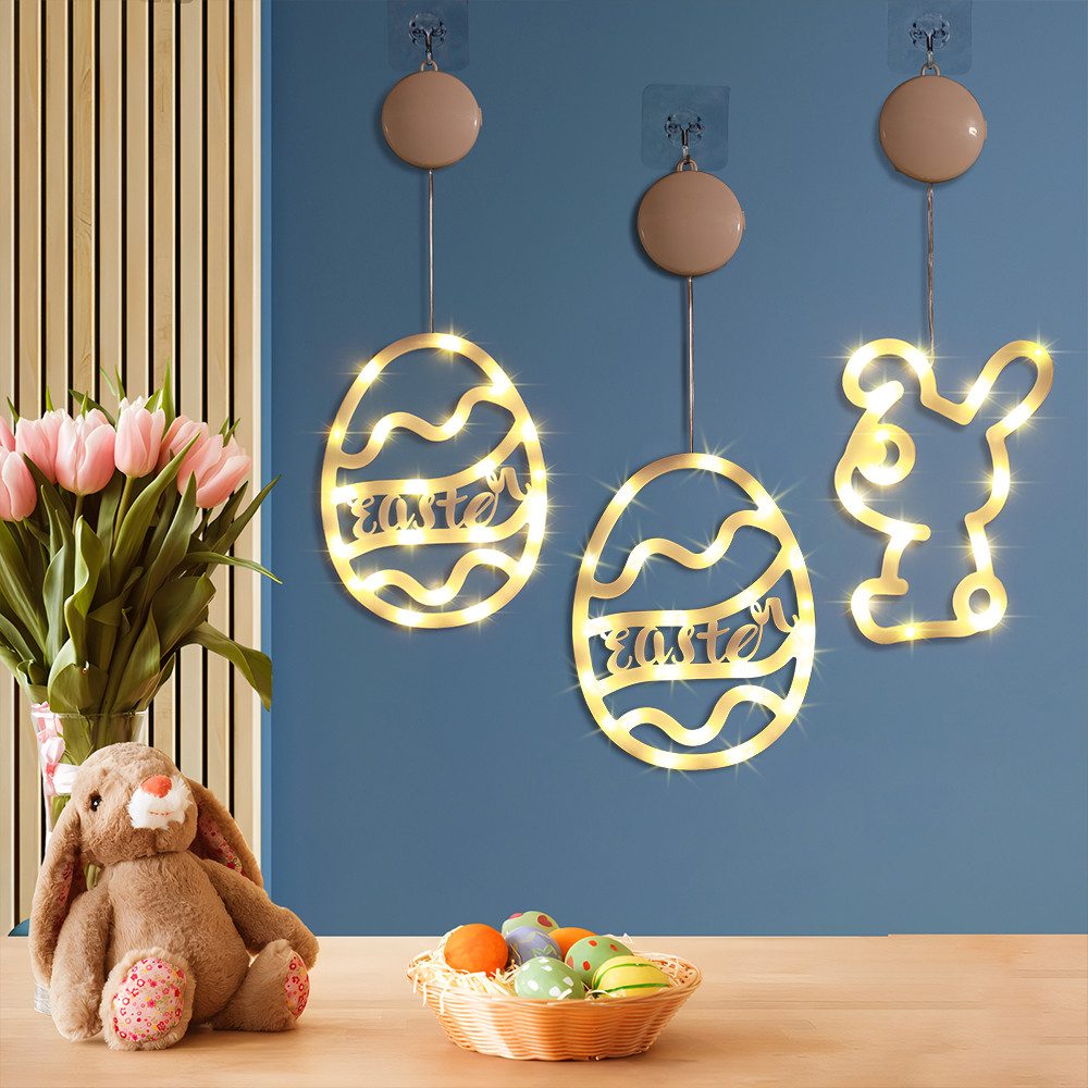 Elegear LED-Lichterkette Osterdeko LED Fenster Licht günstig online kaufen