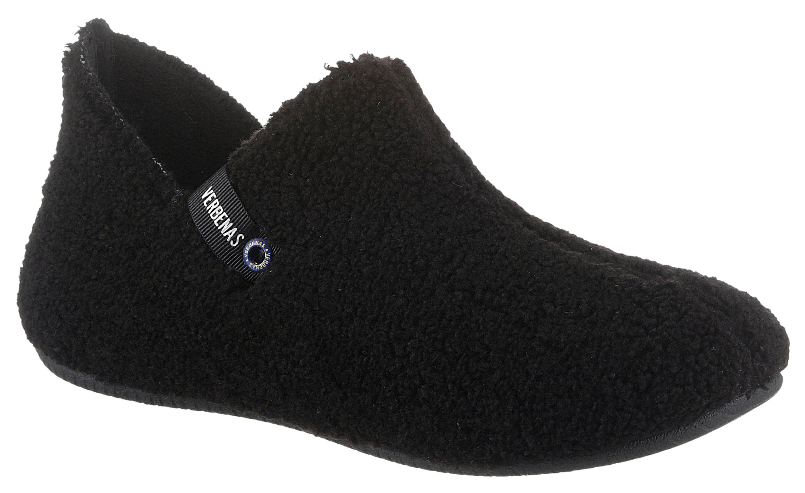 VERBENAS Yoi Hüttenschuhe, Schlupfschuh, Hausschuh, Homeslipper mit Label
